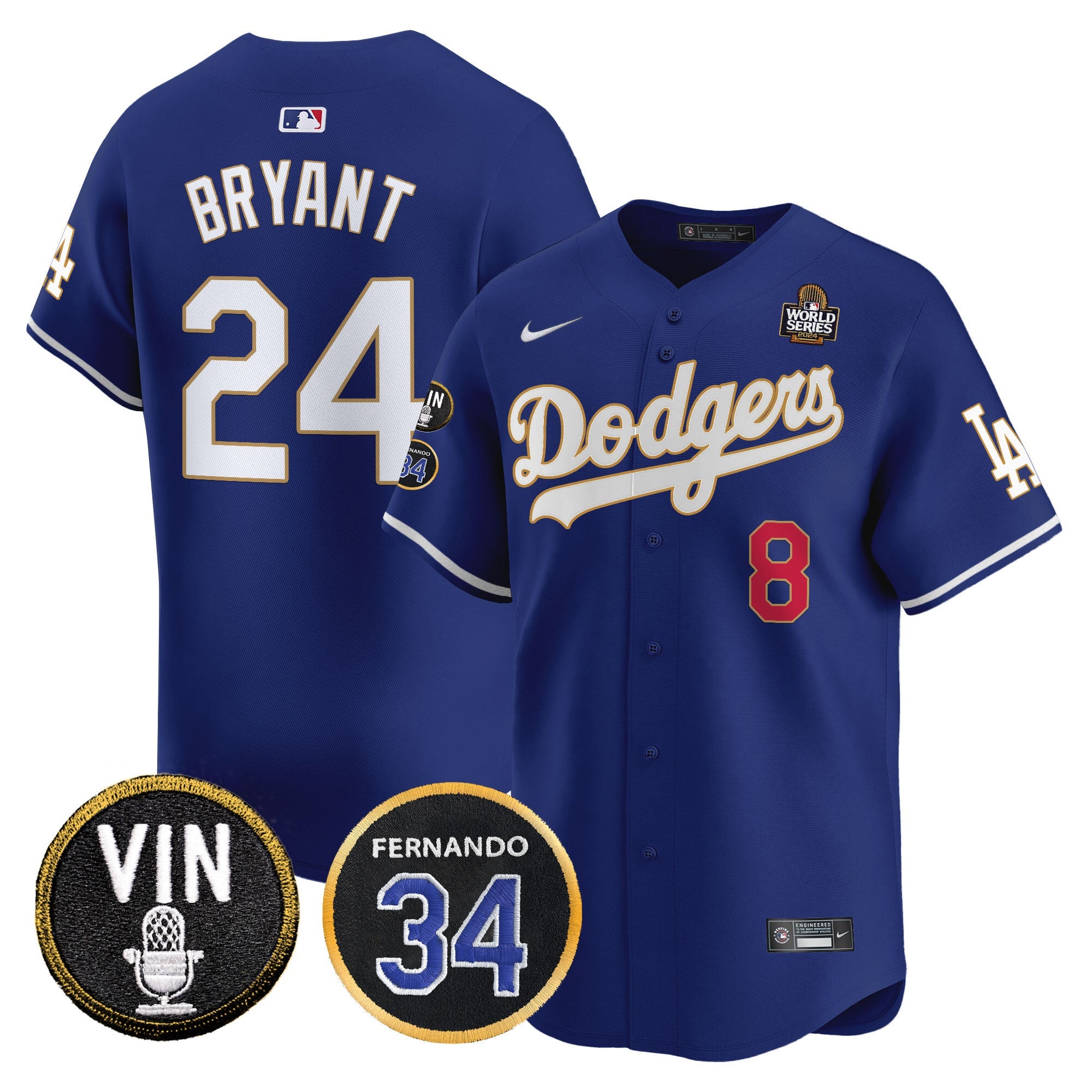 Men’s 2024 World Series Gold Trim Vapor Premier Limited Jersey V3