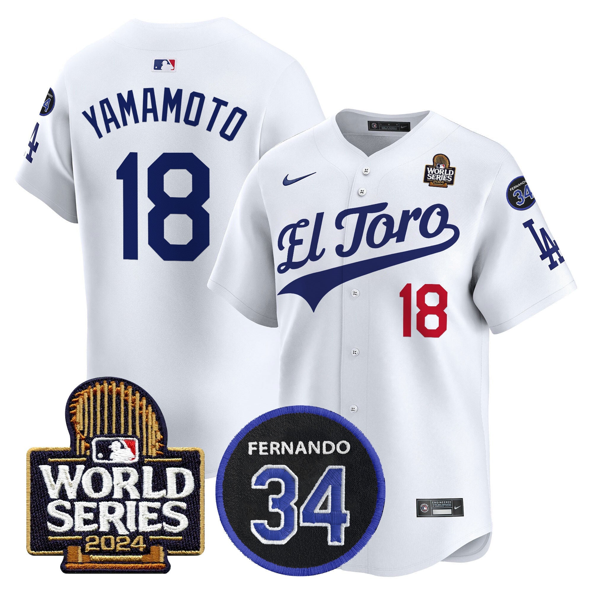 Men’s El Toro 2024 World Series Patch Vapor Premier Limited Jersey