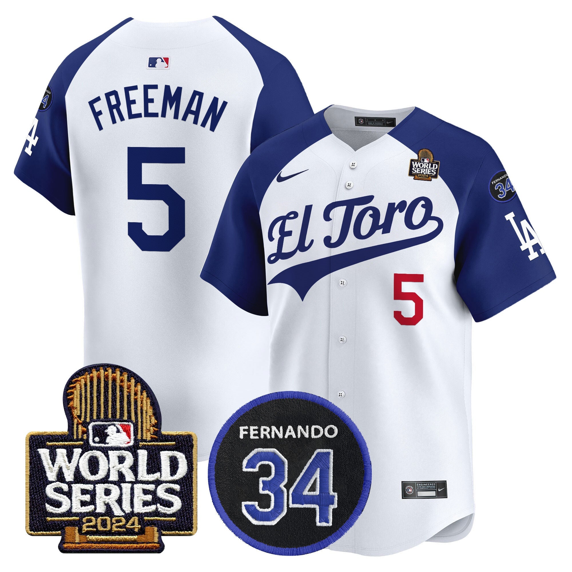Men’s El Toro 2024 World Series Patch Vapor Premier Limited Jersey