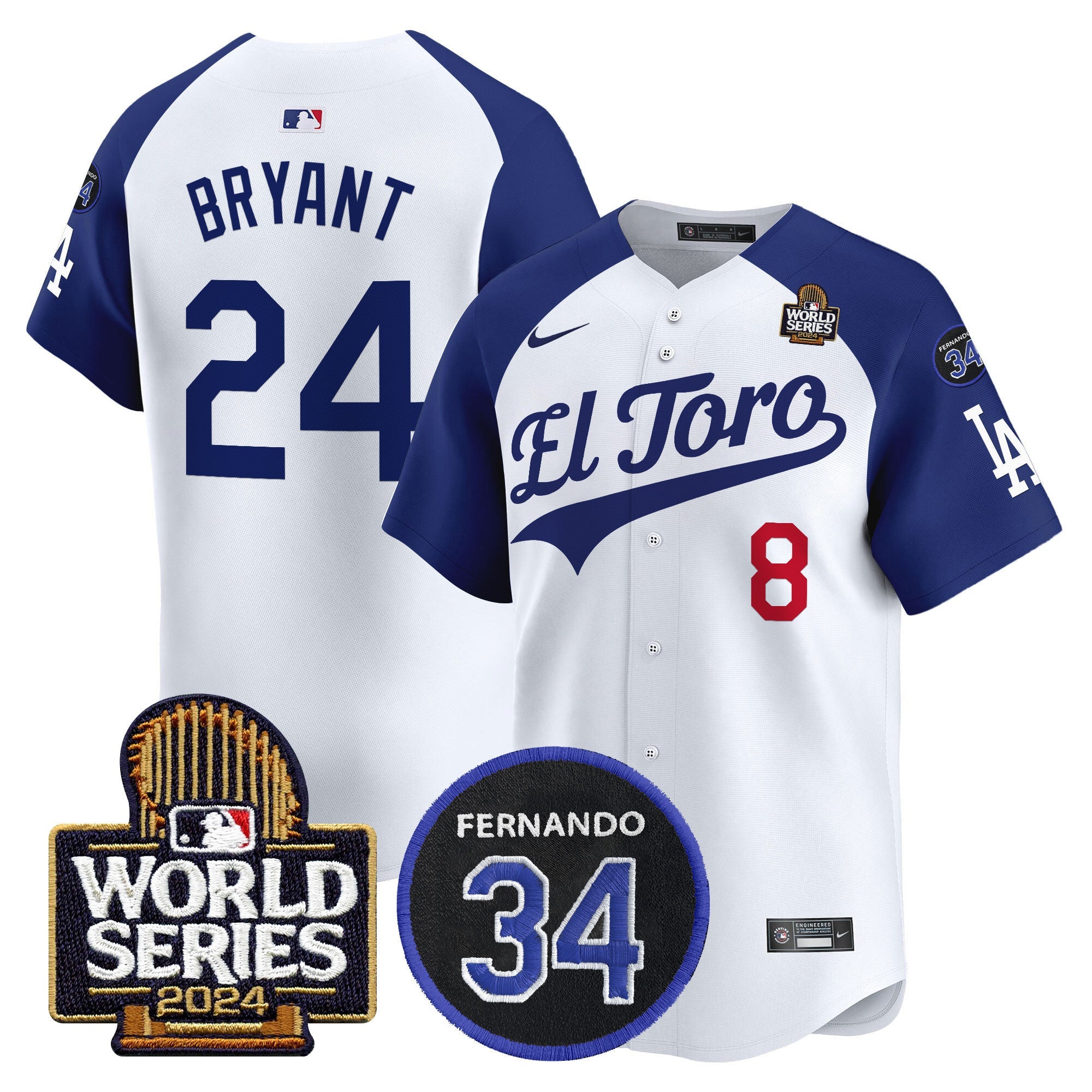 Men’s El Toro 2024 World Series Patch Vapor Premier Limited Jersey