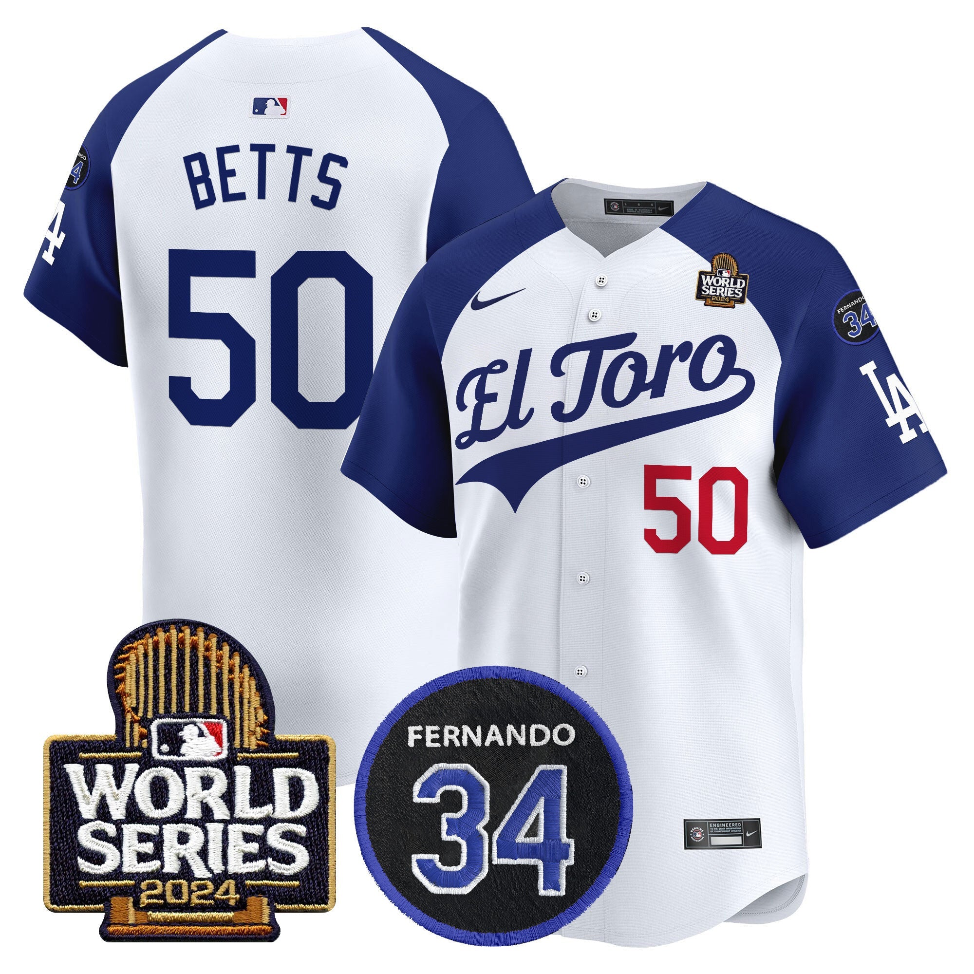 Men’s El Toro 2024 World Series Patch Vapor Premier Limited Jersey