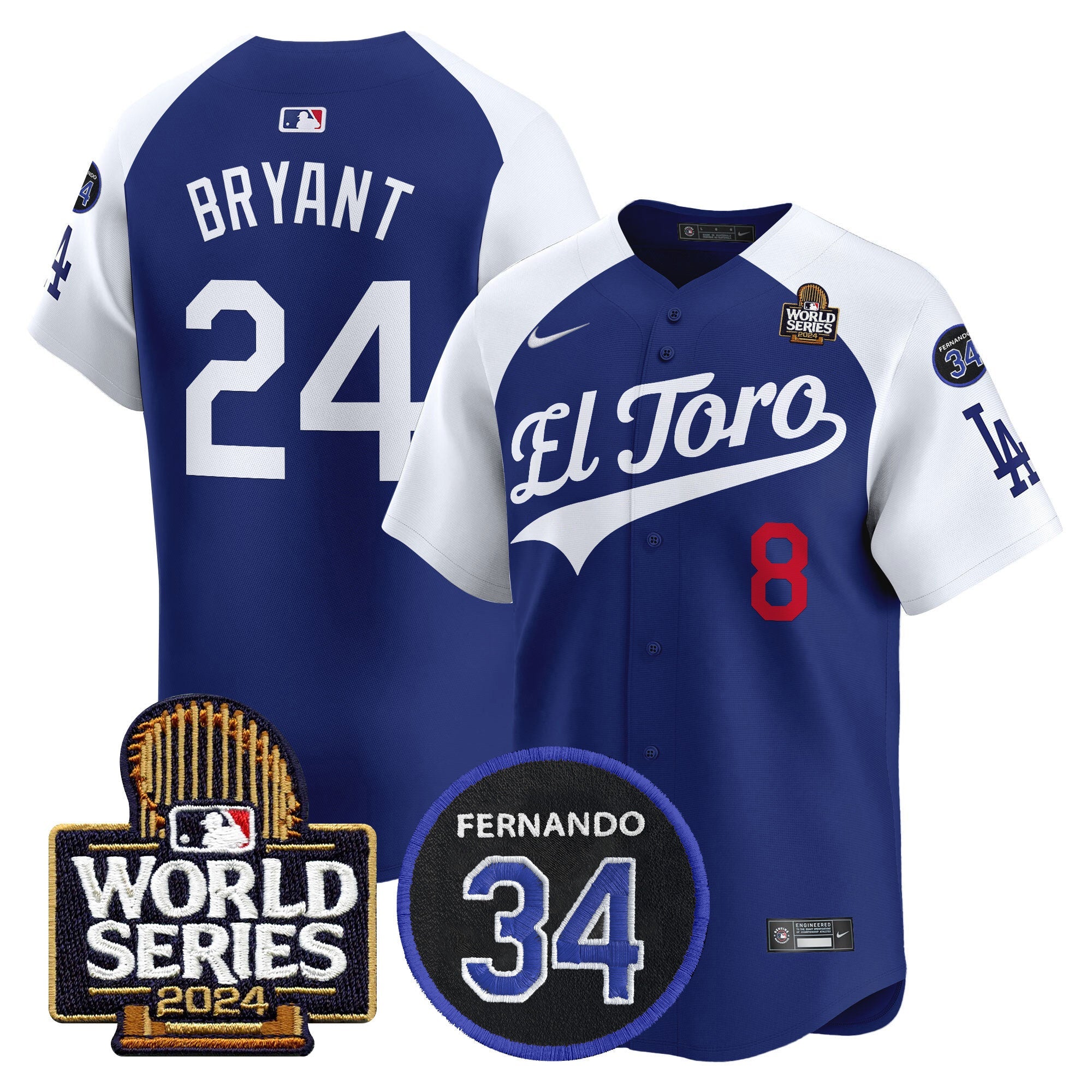 Men’s El Toro 2024 World Series Patch Vapor Premier Limited Jersey