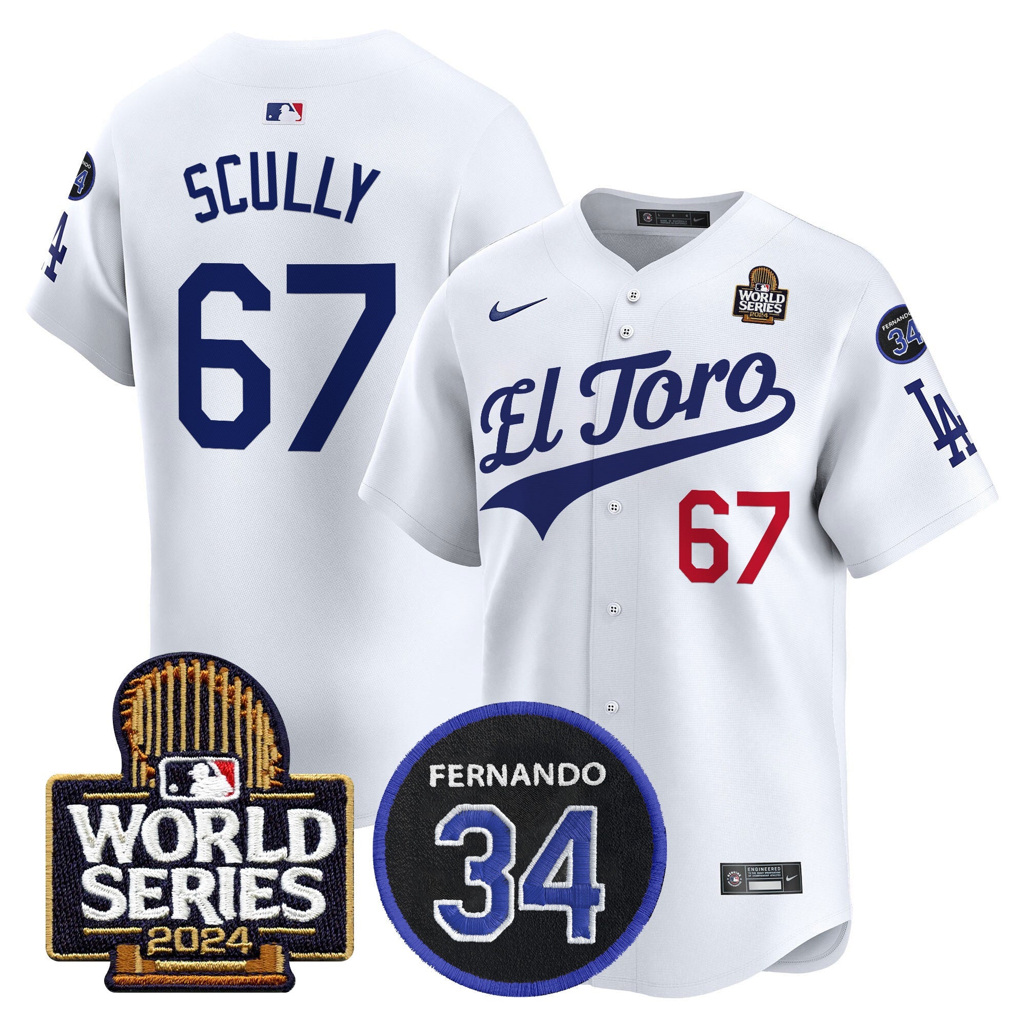 Men’s El Toro 2024 World Series Patch Vapor Premier Limited Jersey