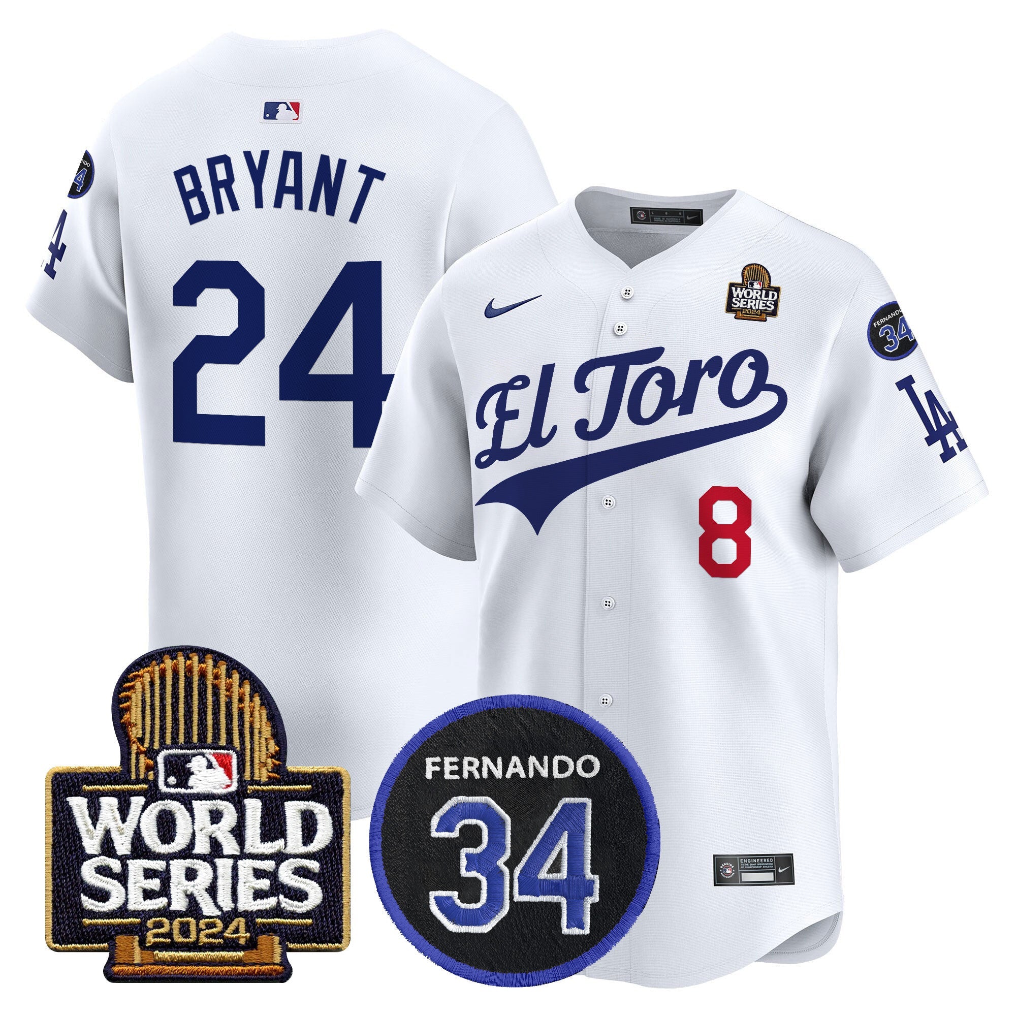 Men’s El Toro 2024 World Series Patch Vapor Premier Limited Jersey