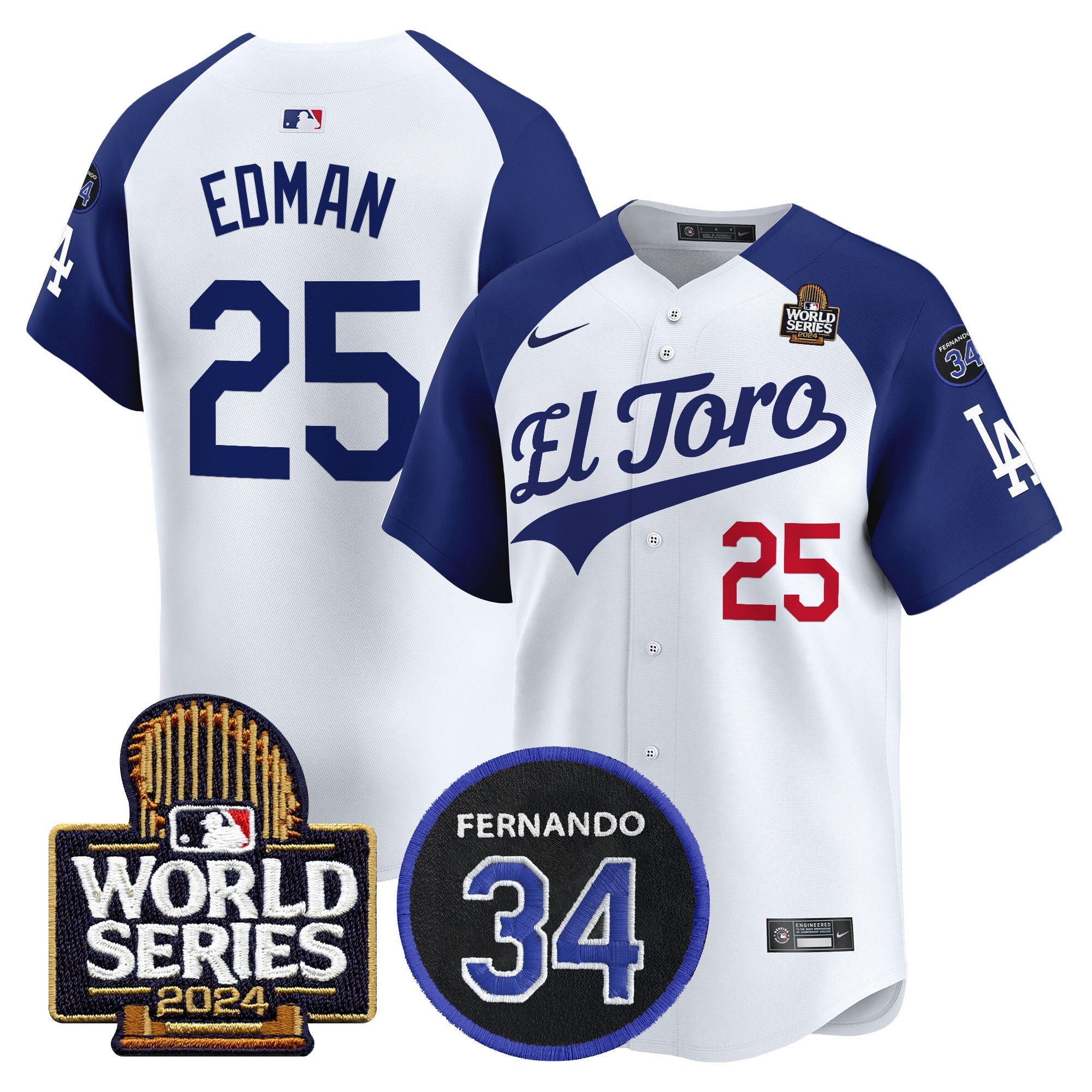 Men’s El Toro 2024 World Series Patch Vapor Premier Limited Jersey