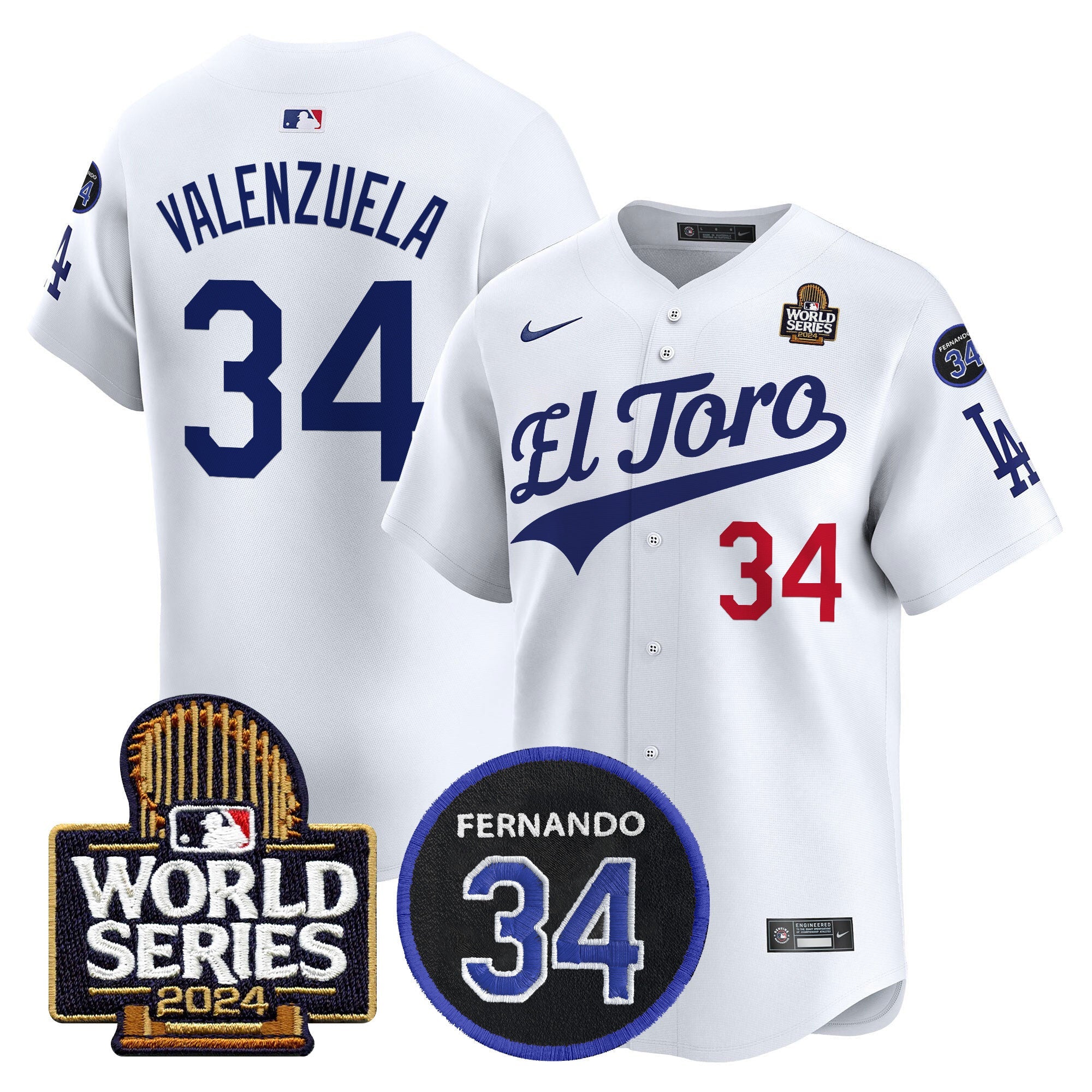 Men’s El Toro 2024 World Series Patch Vapor Premier Limited Jersey