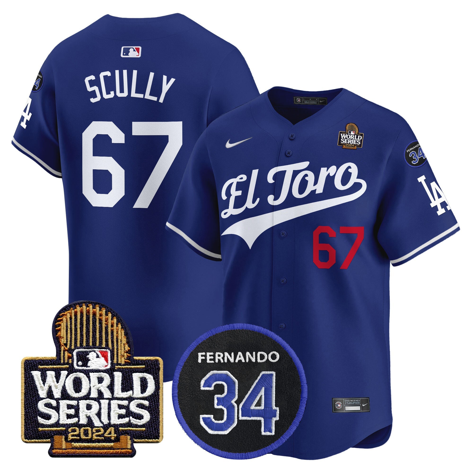 Men’s El Toro 2024 World Series Patch Vapor Premier Limited Jersey