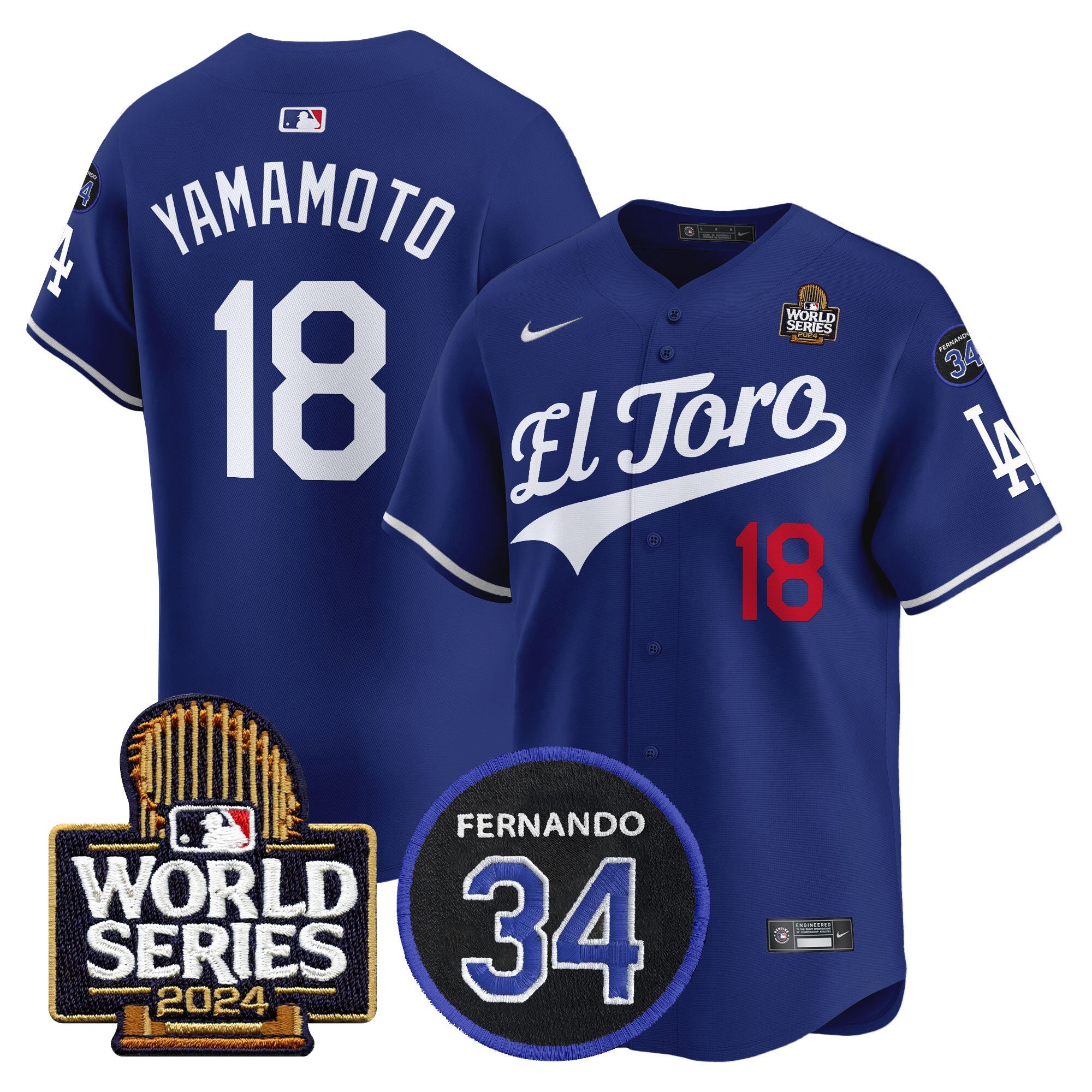 Men’s El Toro 2024 World Series Patch Vapor Premier Limited Jersey