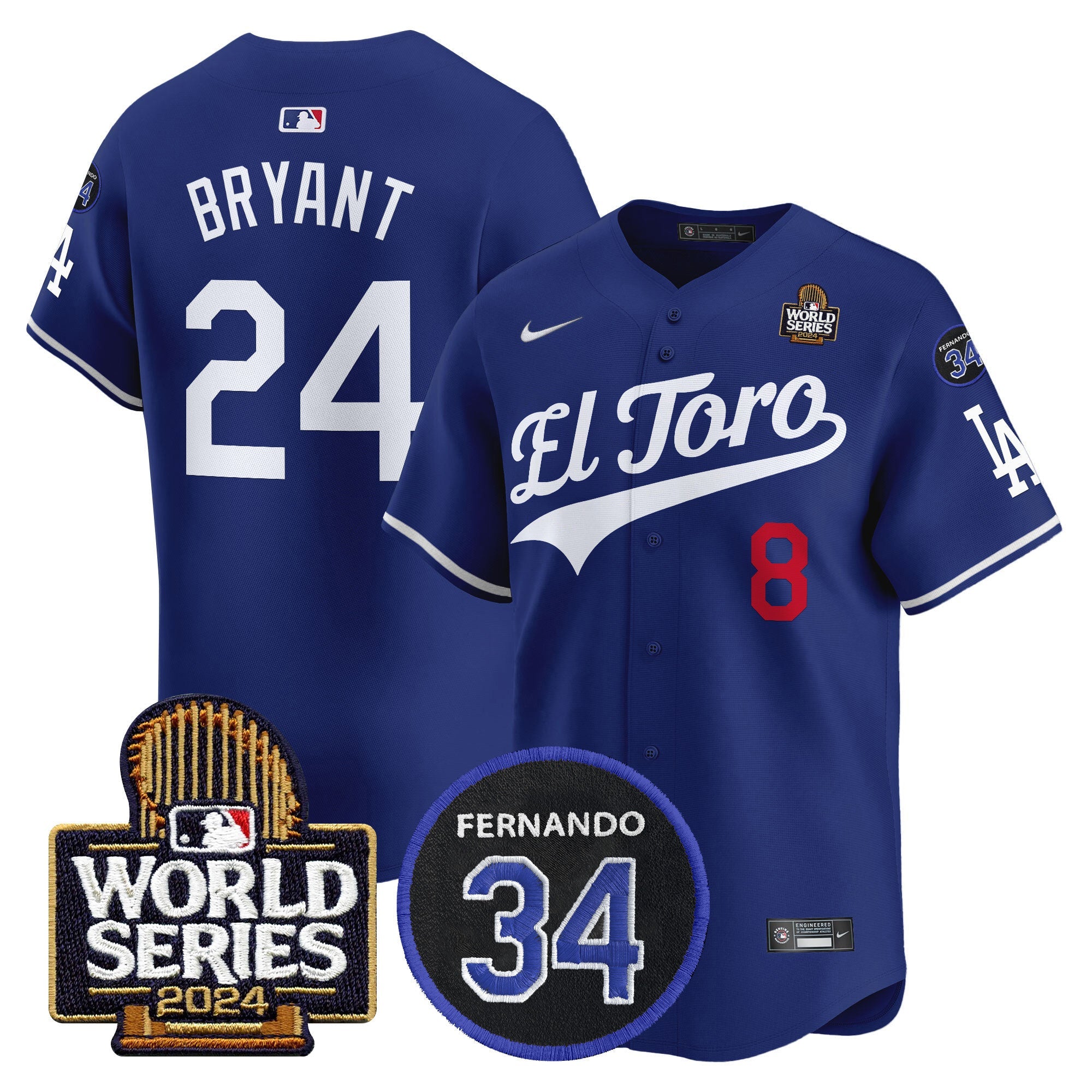 Men’s El Toro 2024 World Series Patch Vapor Premier Limited Jersey