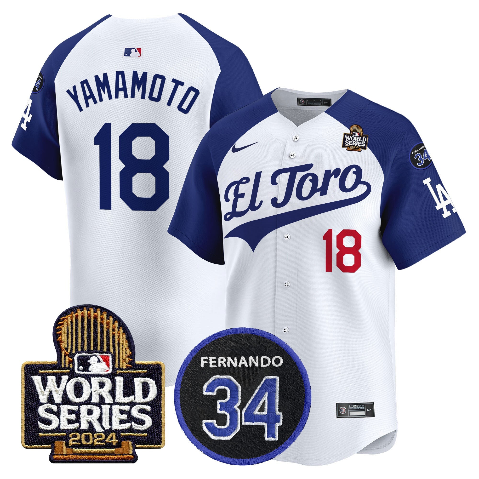 Men’s El Toro 2024 World Series Patch Vapor Premier Limited Jersey