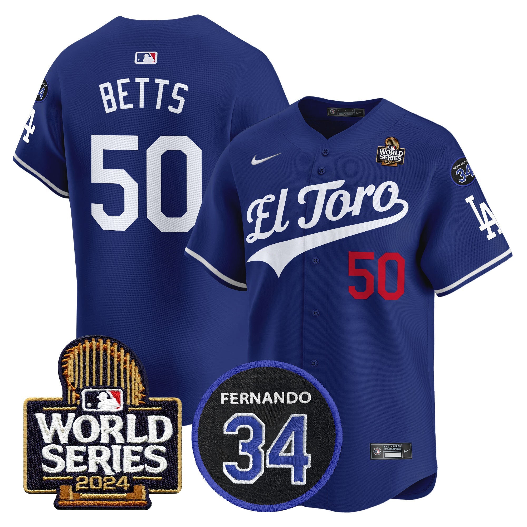 Men’s El Toro 2024 World Series Patch Vapor Premier Limited Jersey