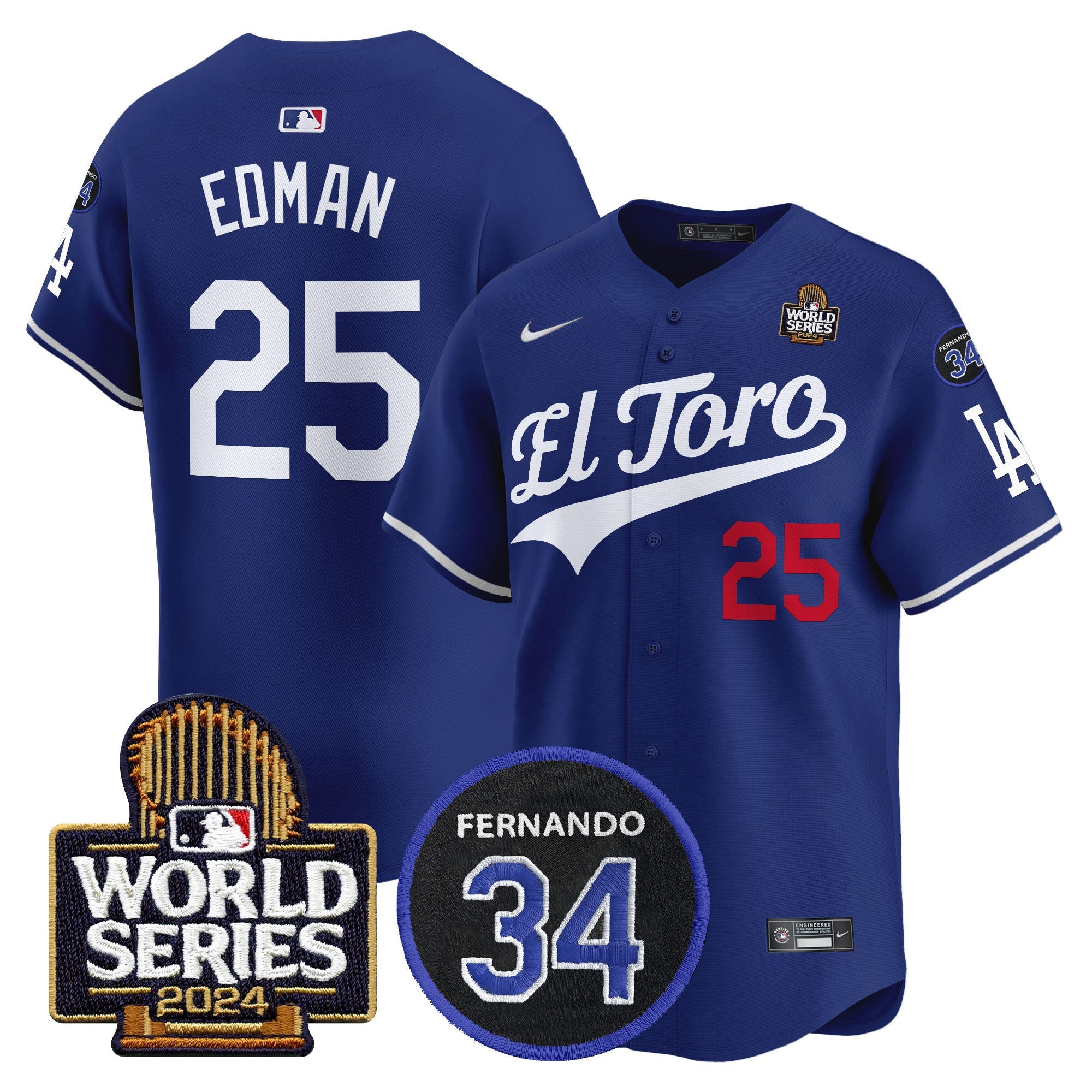 Men’s El Toro 2024 World Series Patch Vapor Premier Limited Jersey