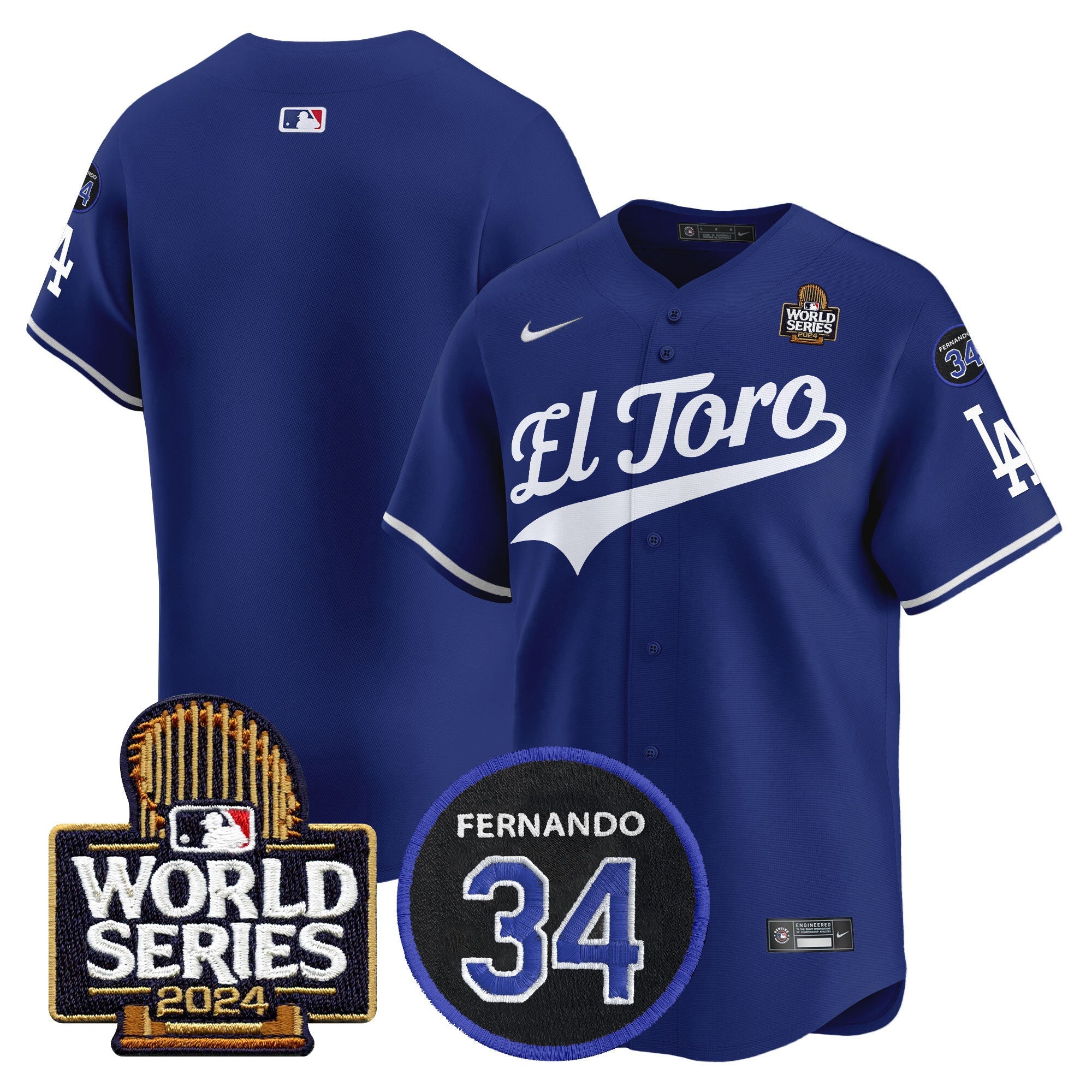 Men’s El Toro 2024 World Series Patch Vapor Premier Limited Jersey