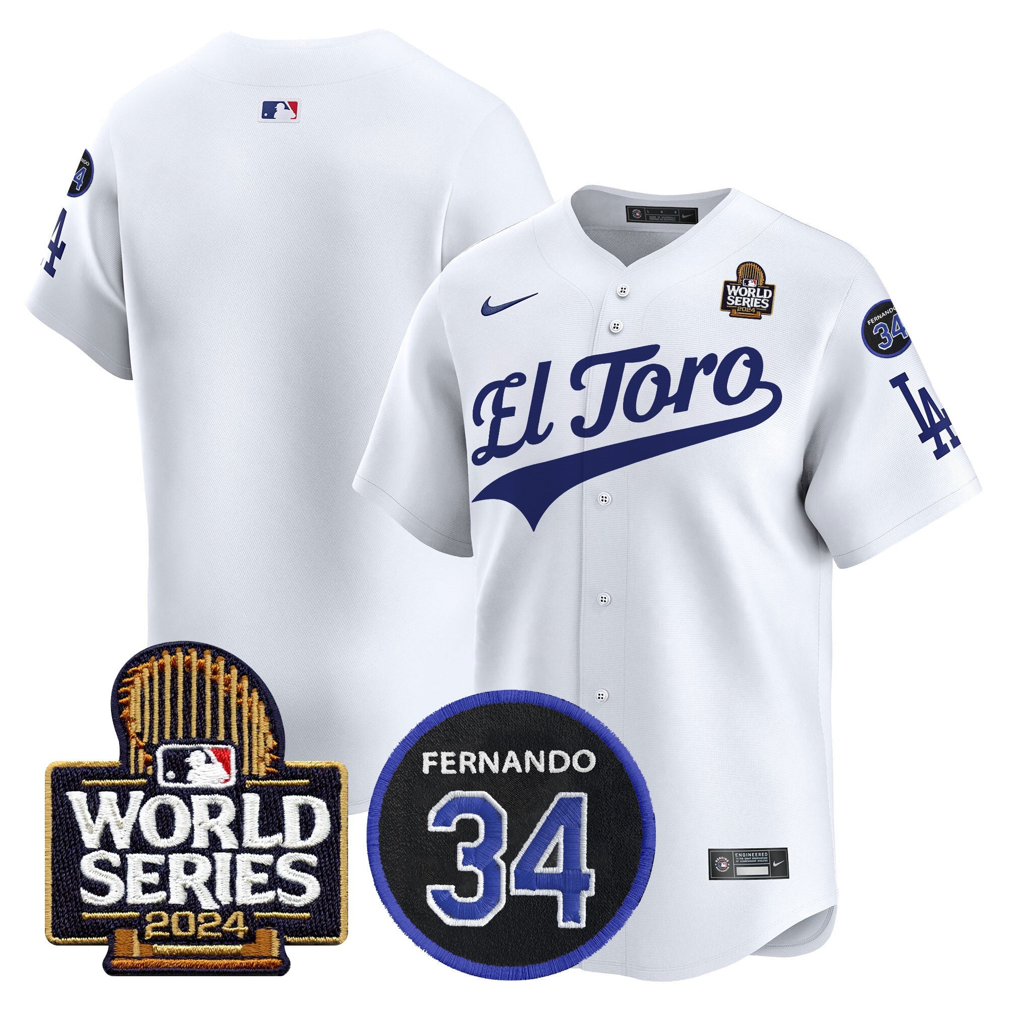 Men’s El Toro 2024 World Series Patch Vapor Premier Limited Jersey