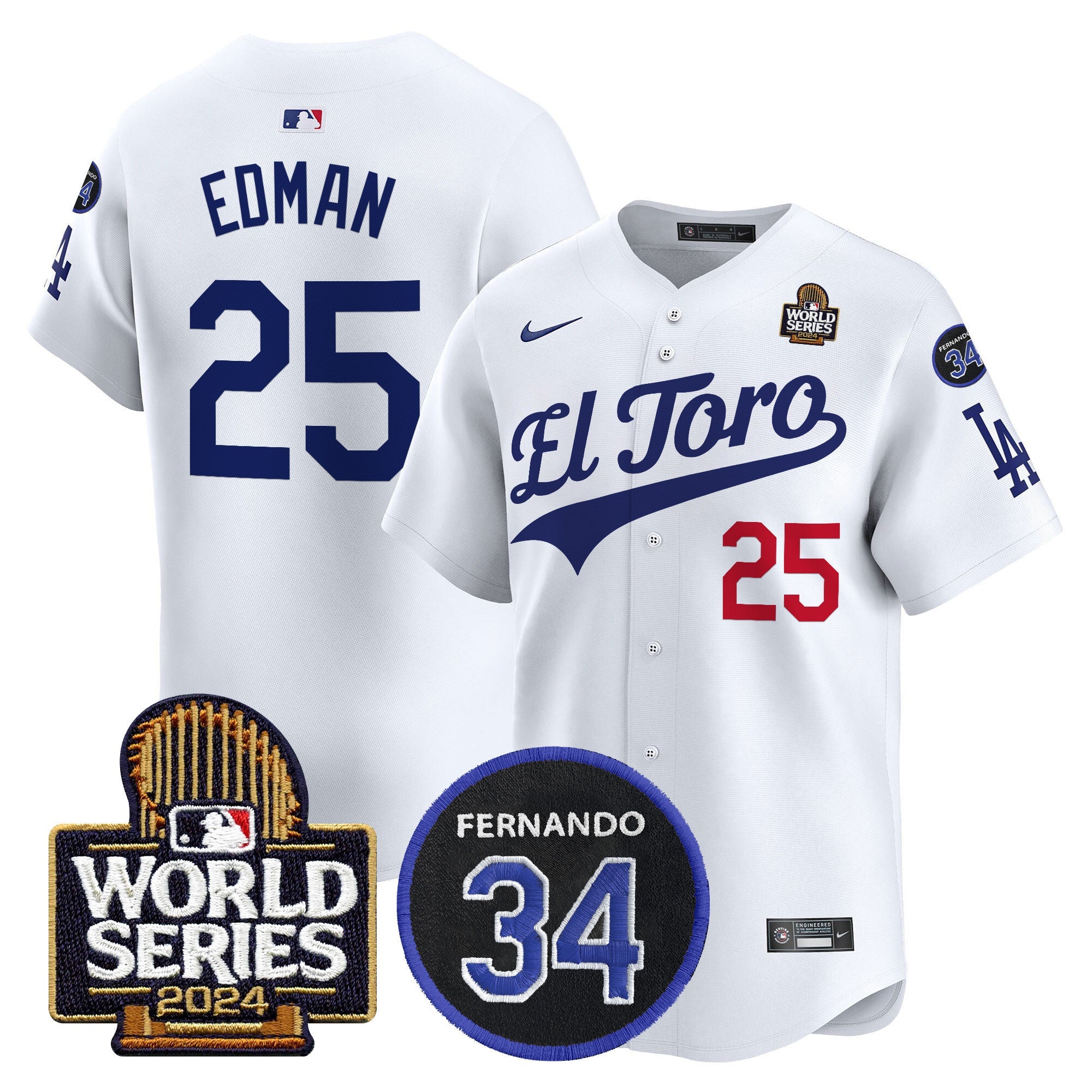 Men’s El Toro 2024 World Series Patch Vapor Premier Limited Jersey