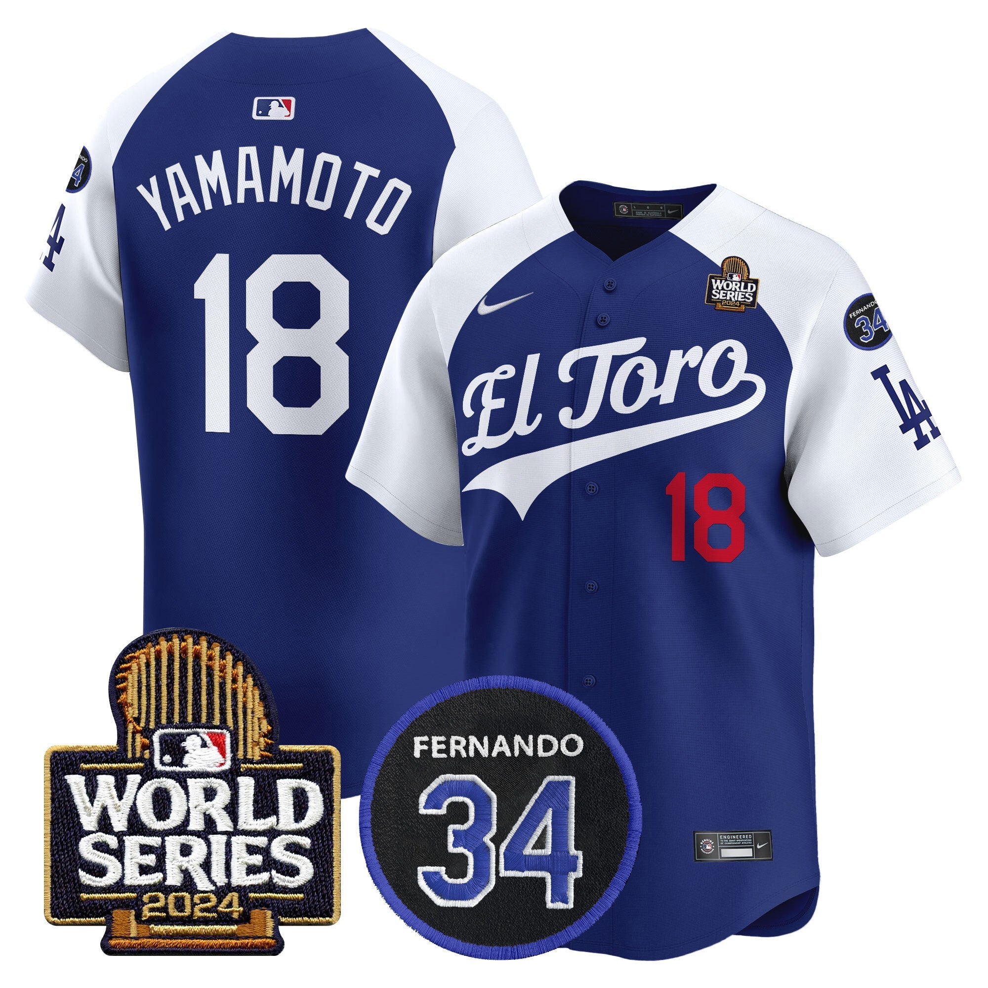 Men’s El Toro 2024 World Series Patch Vapor Premier Limited Jersey