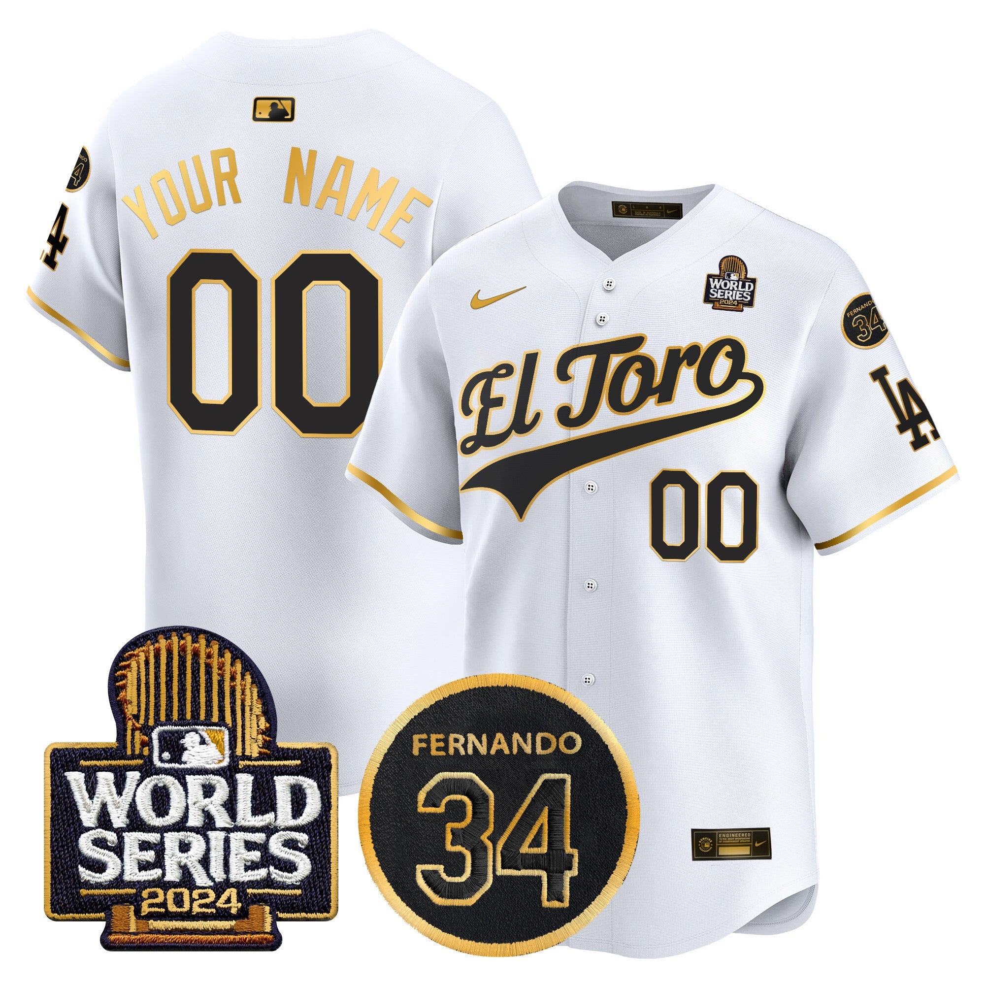 El Toro 2024 World Series Patch Vapor Premier Limited Custom Jersey