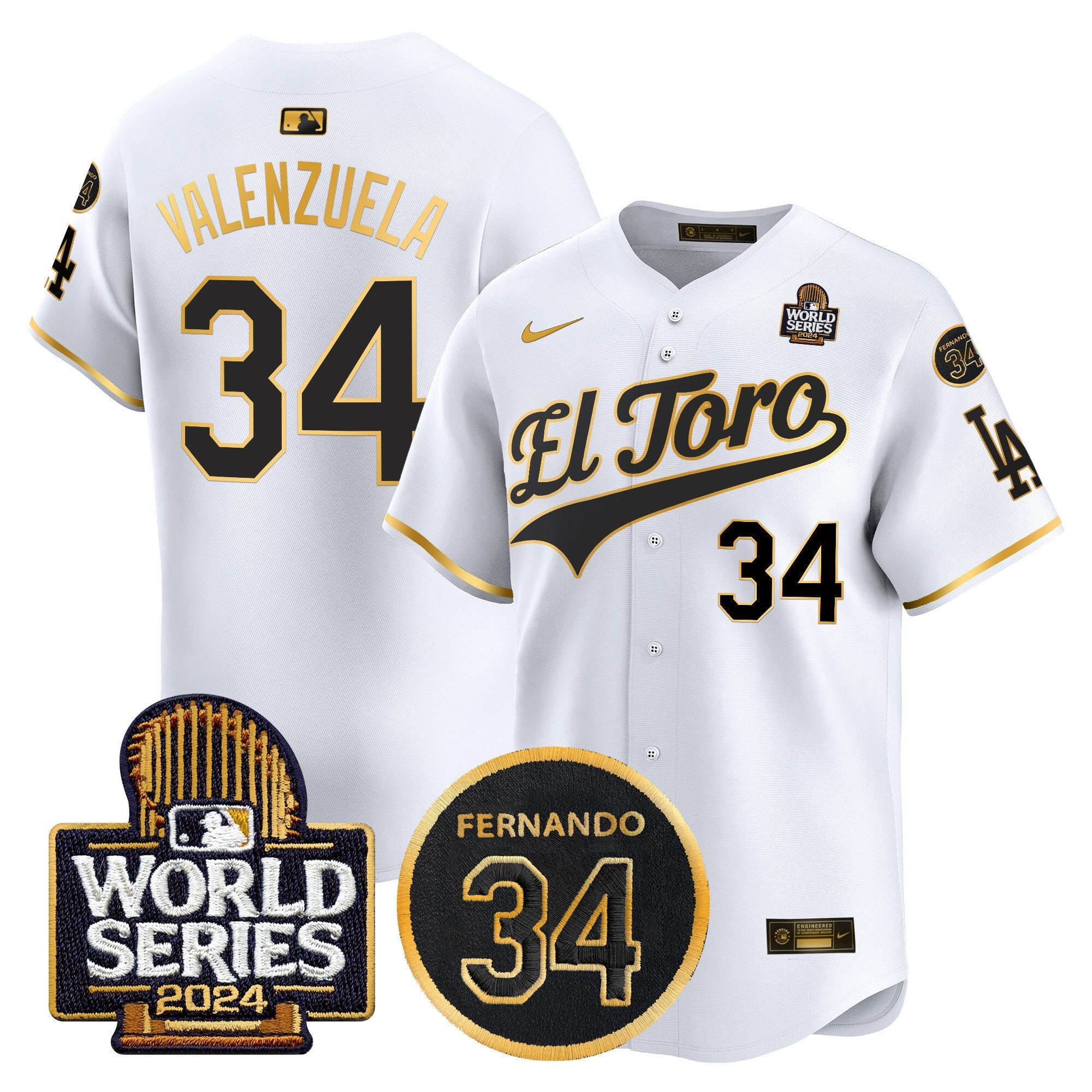 Men’s El Toro 2024 World Series Patch Vapor Premier Limited Jersey