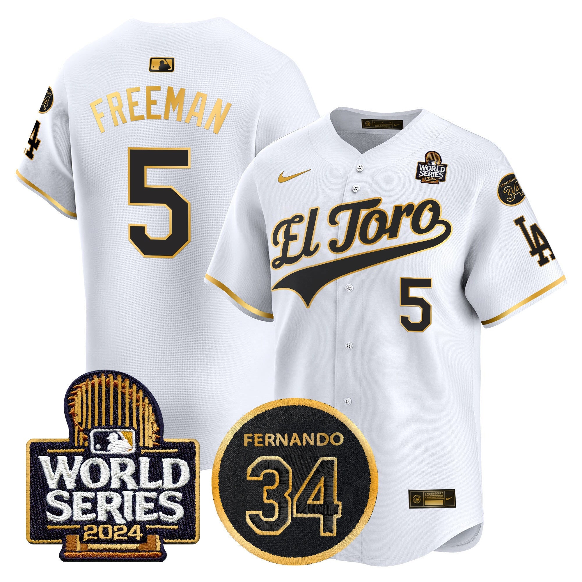 Men’s El Toro 2024 World Series Patch Vapor Premier Limited Jersey