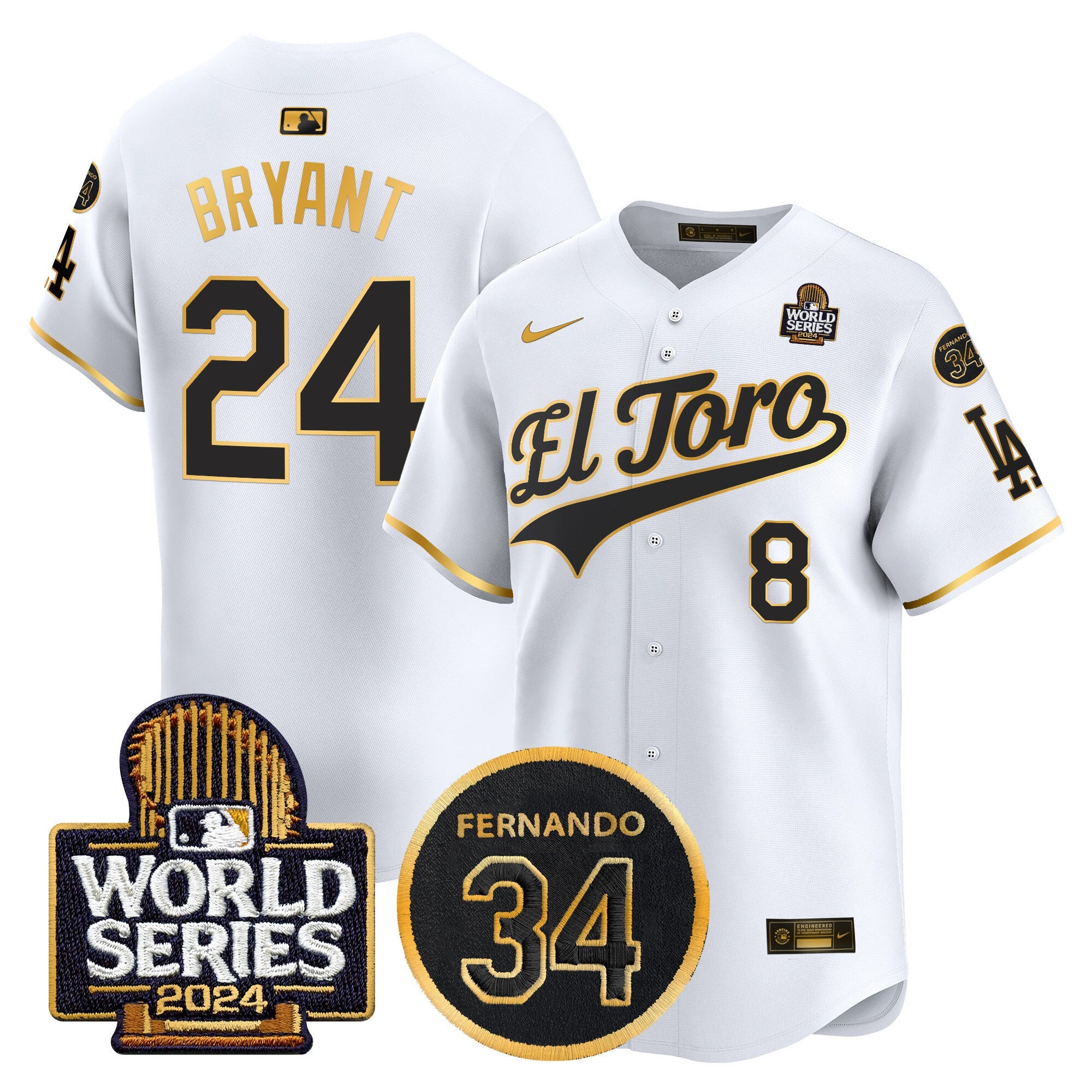 Men’s El Toro 2024 World Series Patch Vapor Premier Limited Jersey
