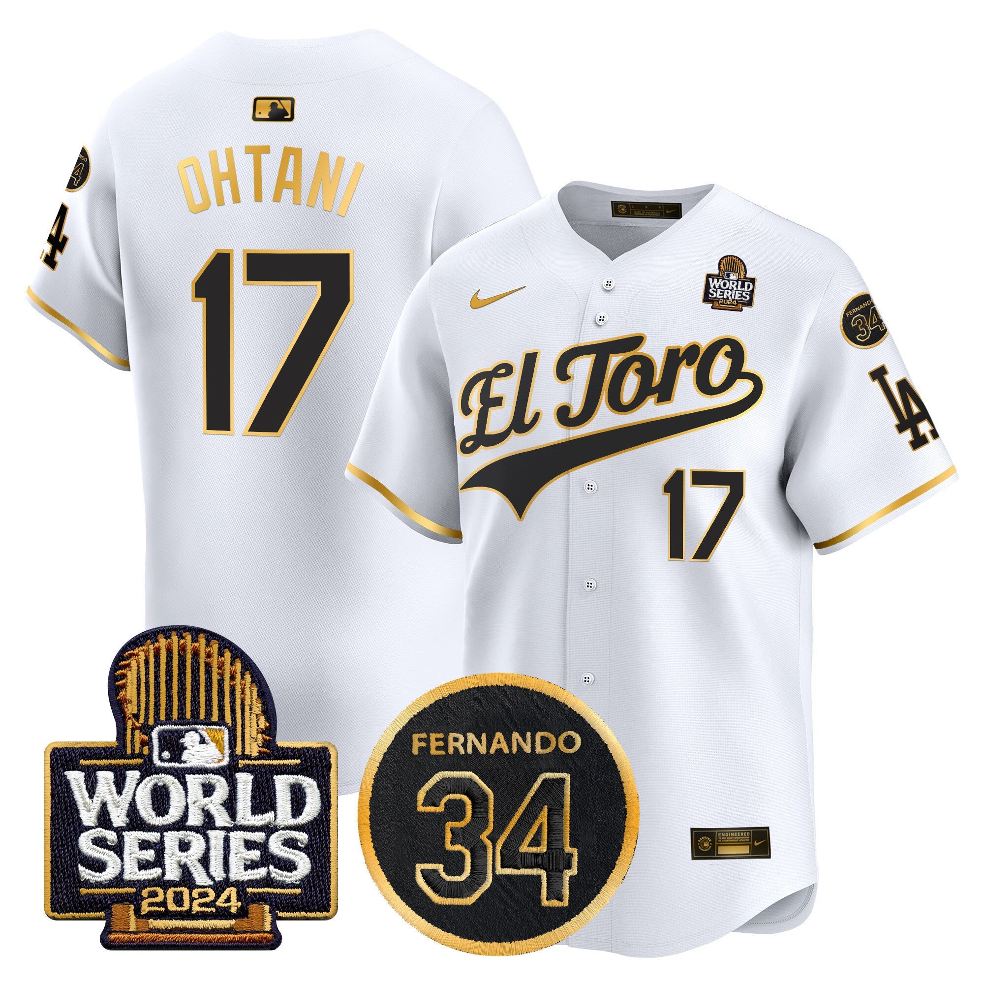 Men’s El Toro 2024 World Series Patch Vapor Premier Limited Jersey