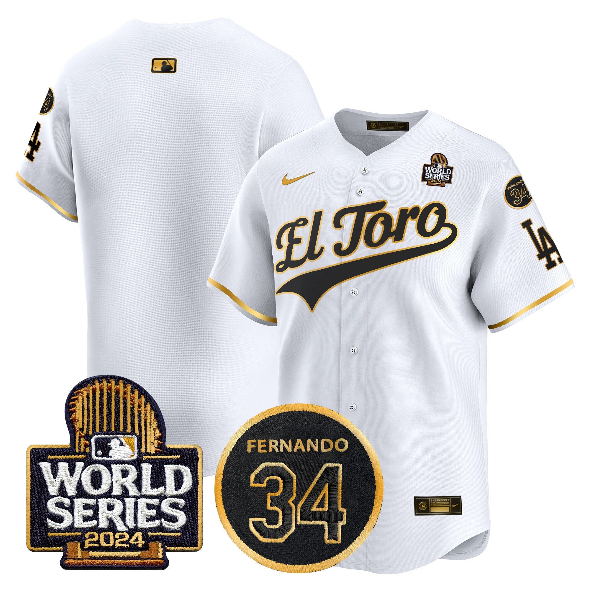 Men’s El Toro 2024 World Series Patch Vapor Premier Limited Jersey