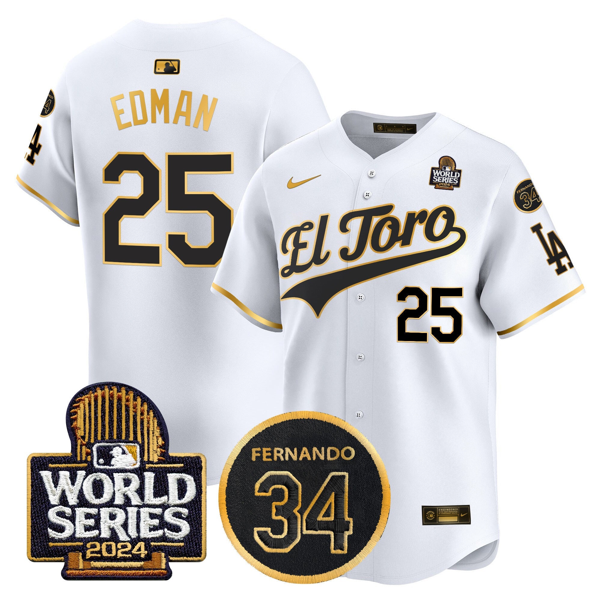 Men’s El Toro 2024 World Series Patch Vapor Premier Limited Jersey