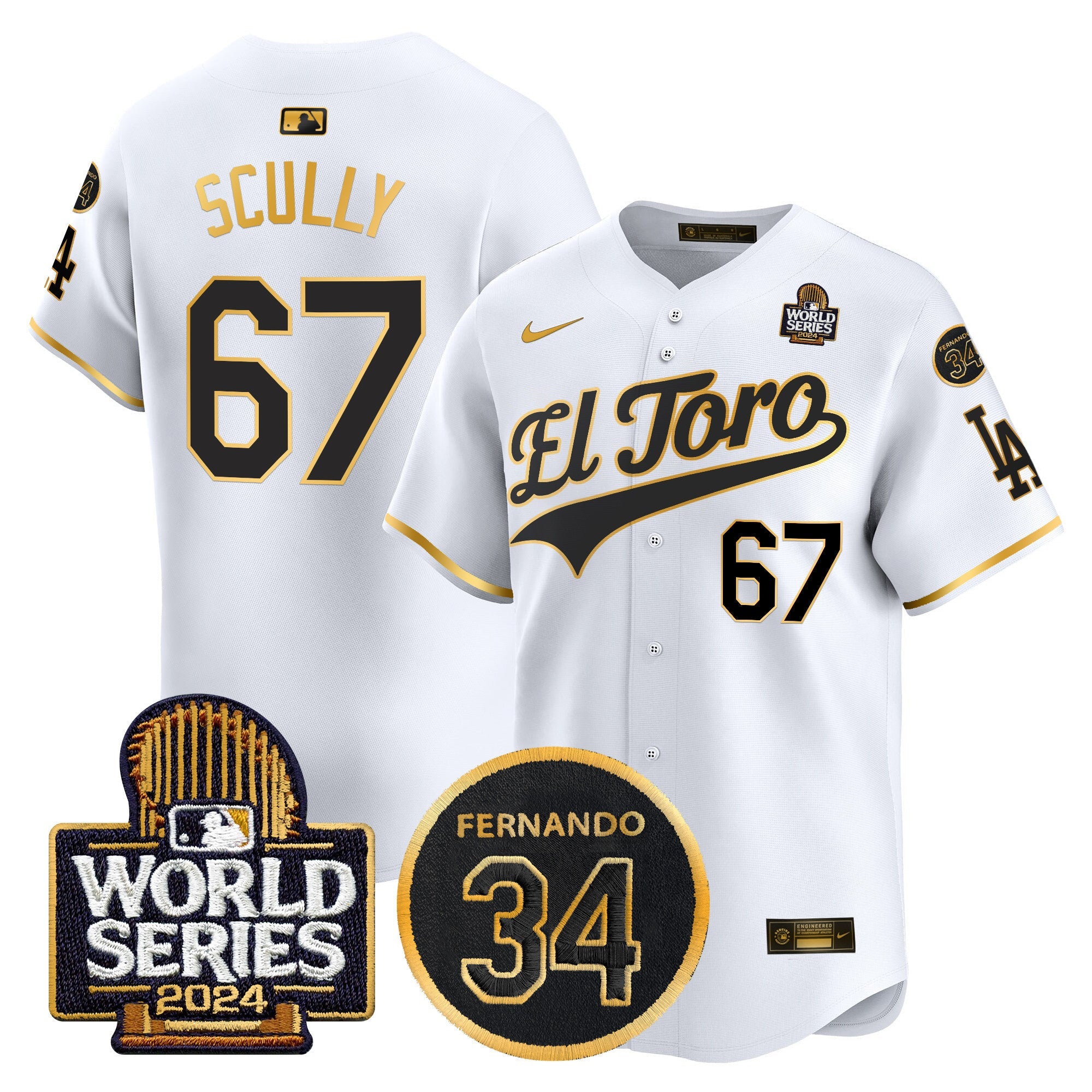 Men’s El Toro 2024 World Series Patch Vapor Premier Limited Jersey