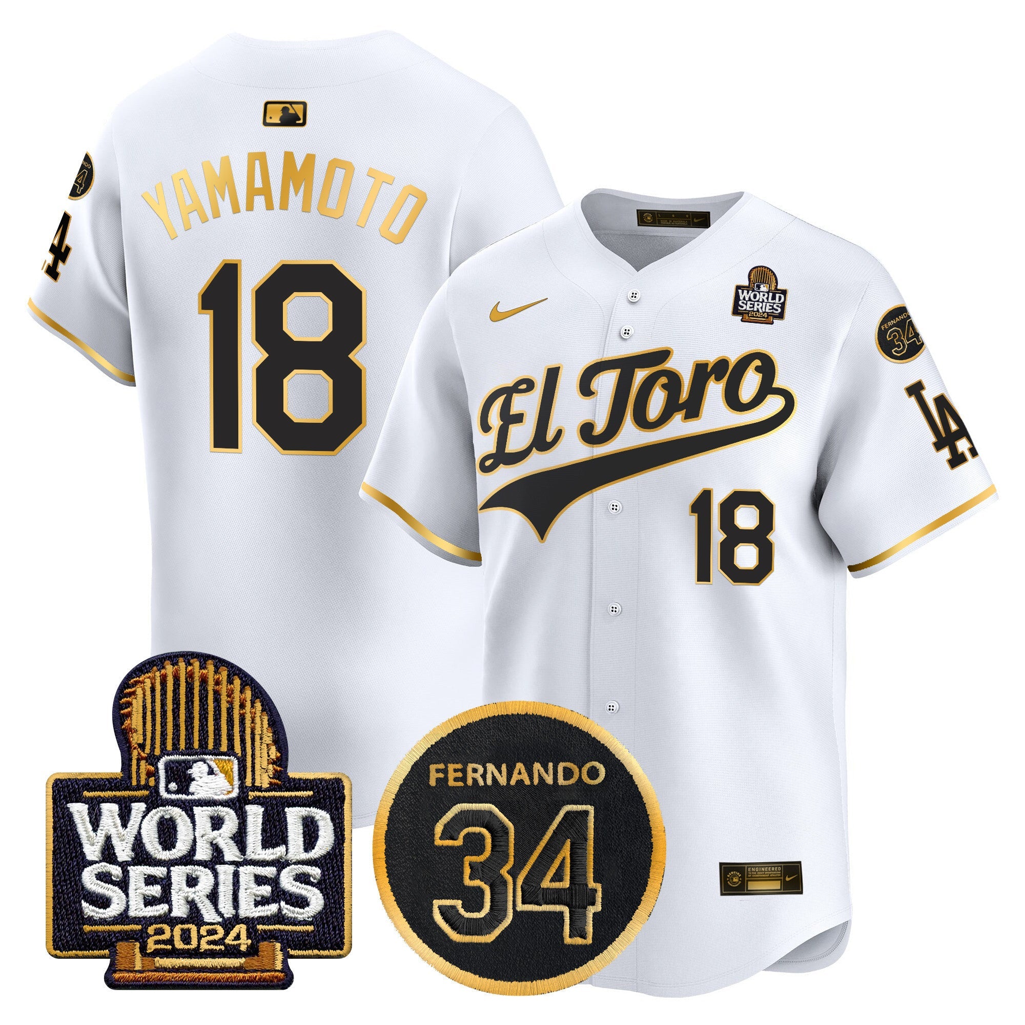 Men’s El Toro 2024 World Series Patch Vapor Premier Limited Jersey