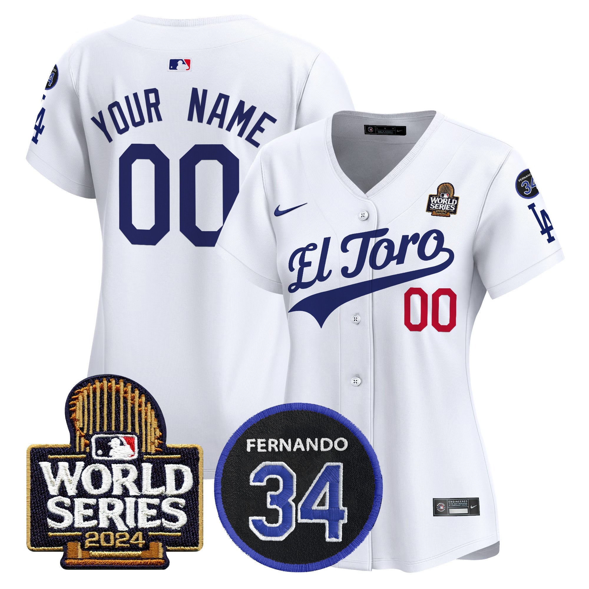 El Toro 2024 World Series Patch Vapor Premier Limited Custom Jersey