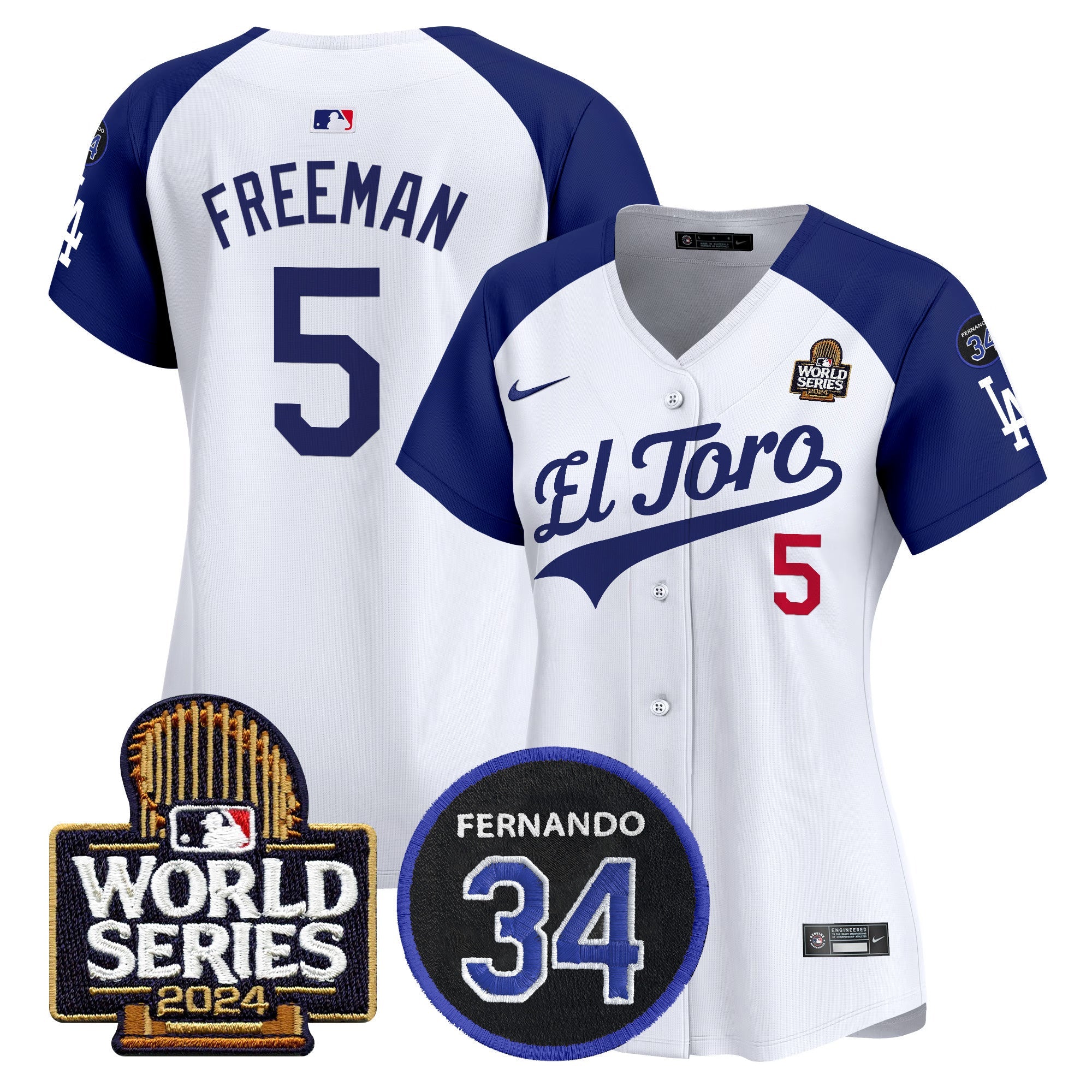 Women’s El Toro 2024 World Series Patch Vapor Premier Limited Jersey