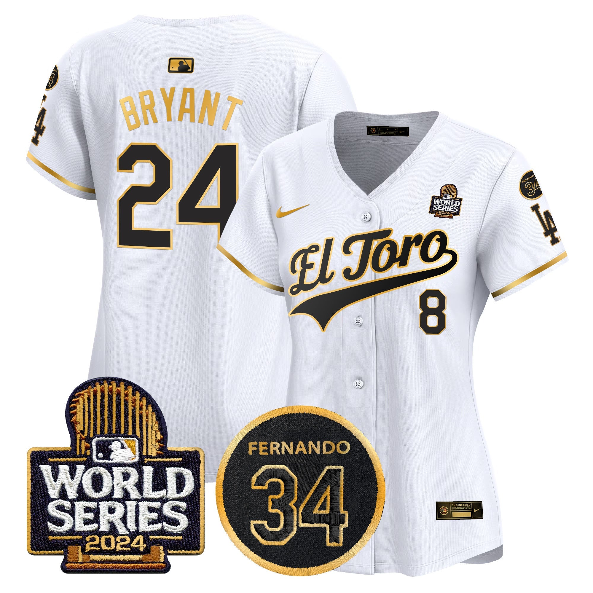 Women’s El Toro 2024 World Series Patch Vapor Premier Limited Jersey