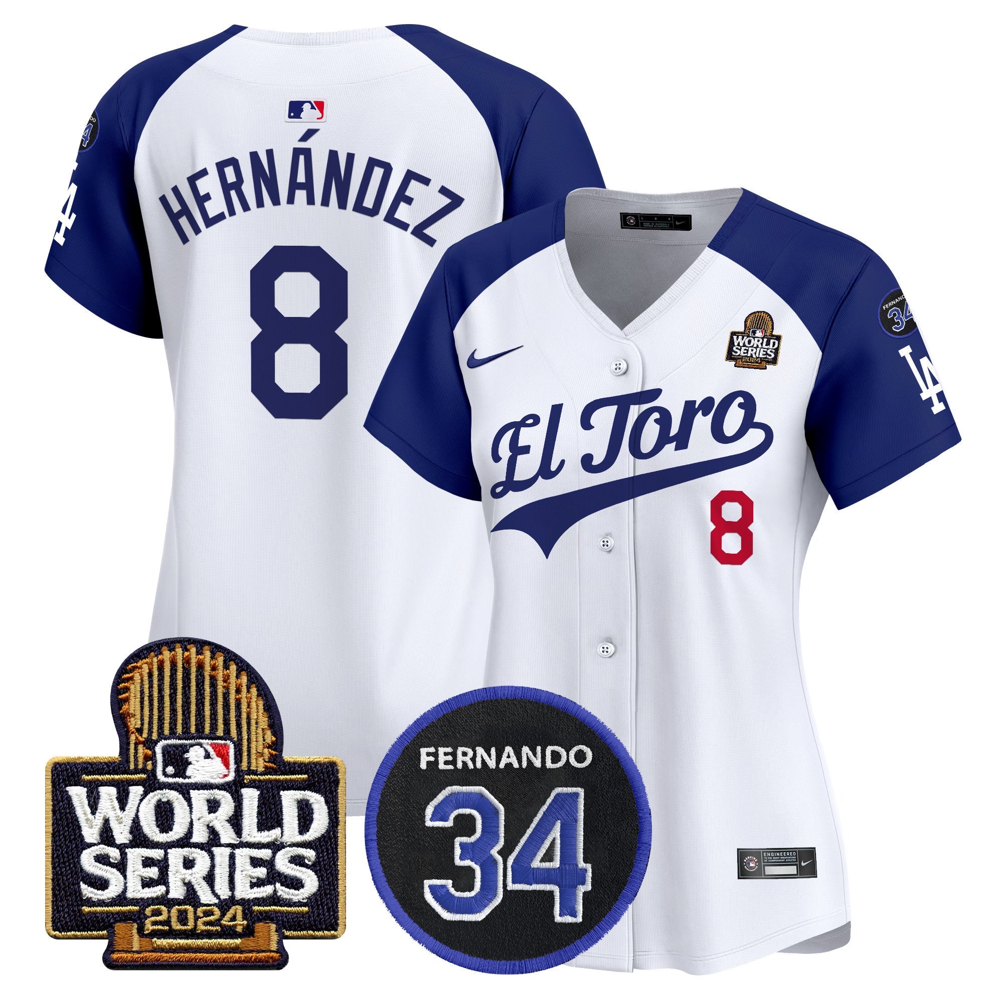 Women’s El Toro 2024 World Series Patch Vapor Premier Limited Jersey