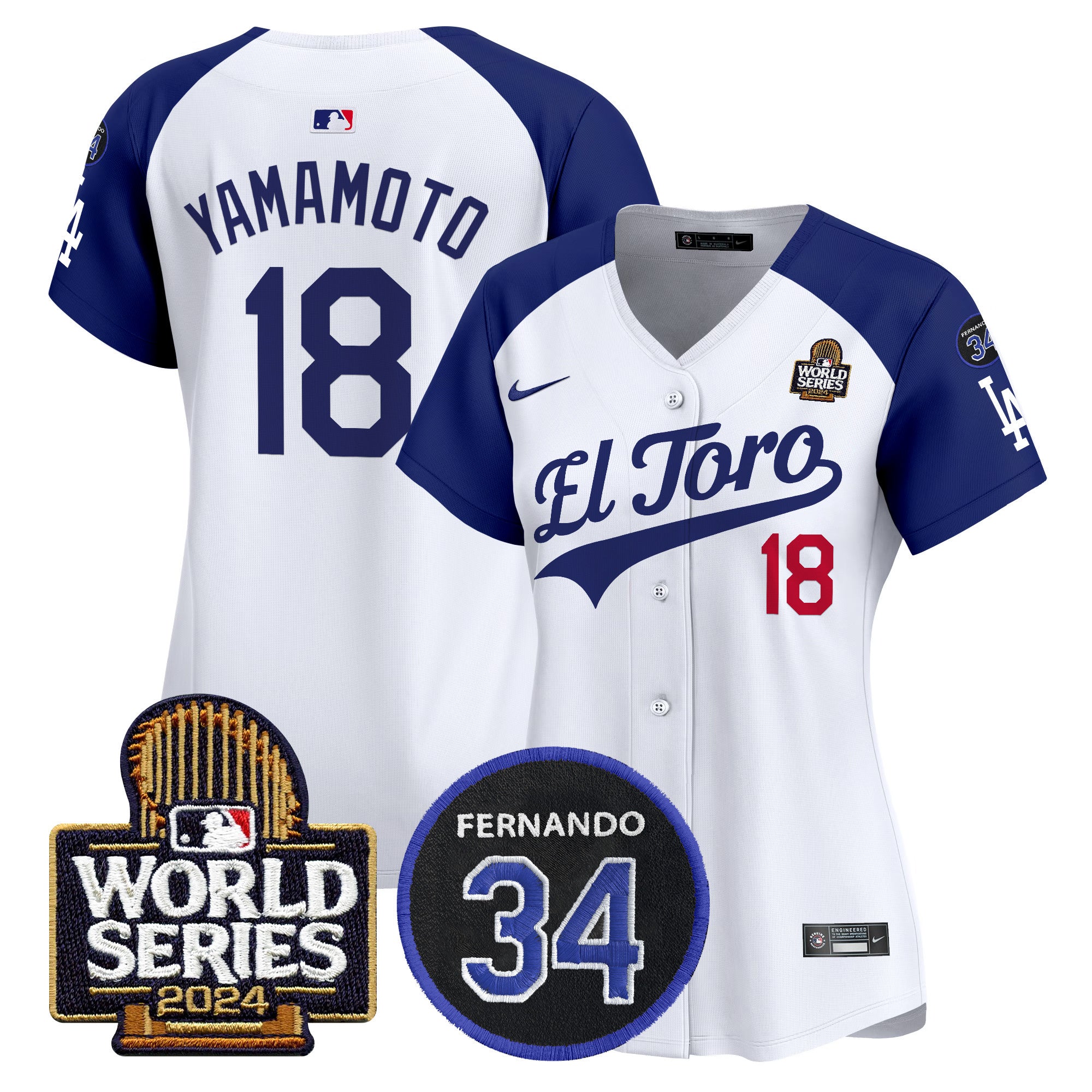Women’s El Toro 2024 World Series Patch Vapor Premier Limited Jersey