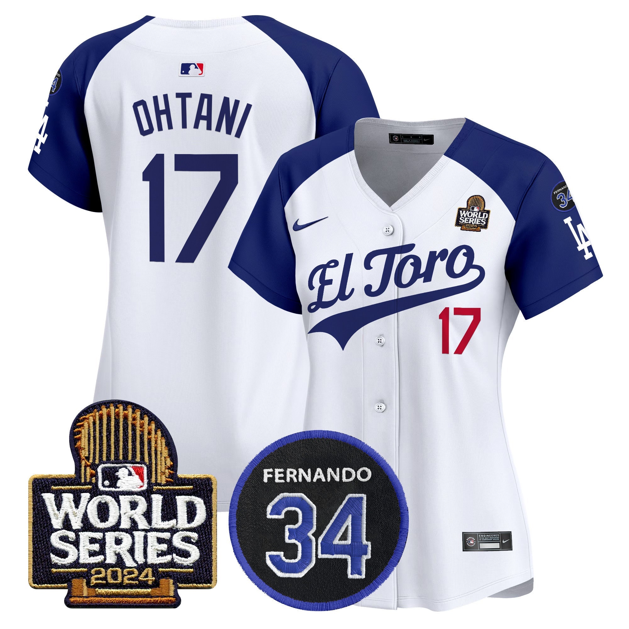 Women’s El Toro 2024 World Series Patch Vapor Premier Limited Jersey