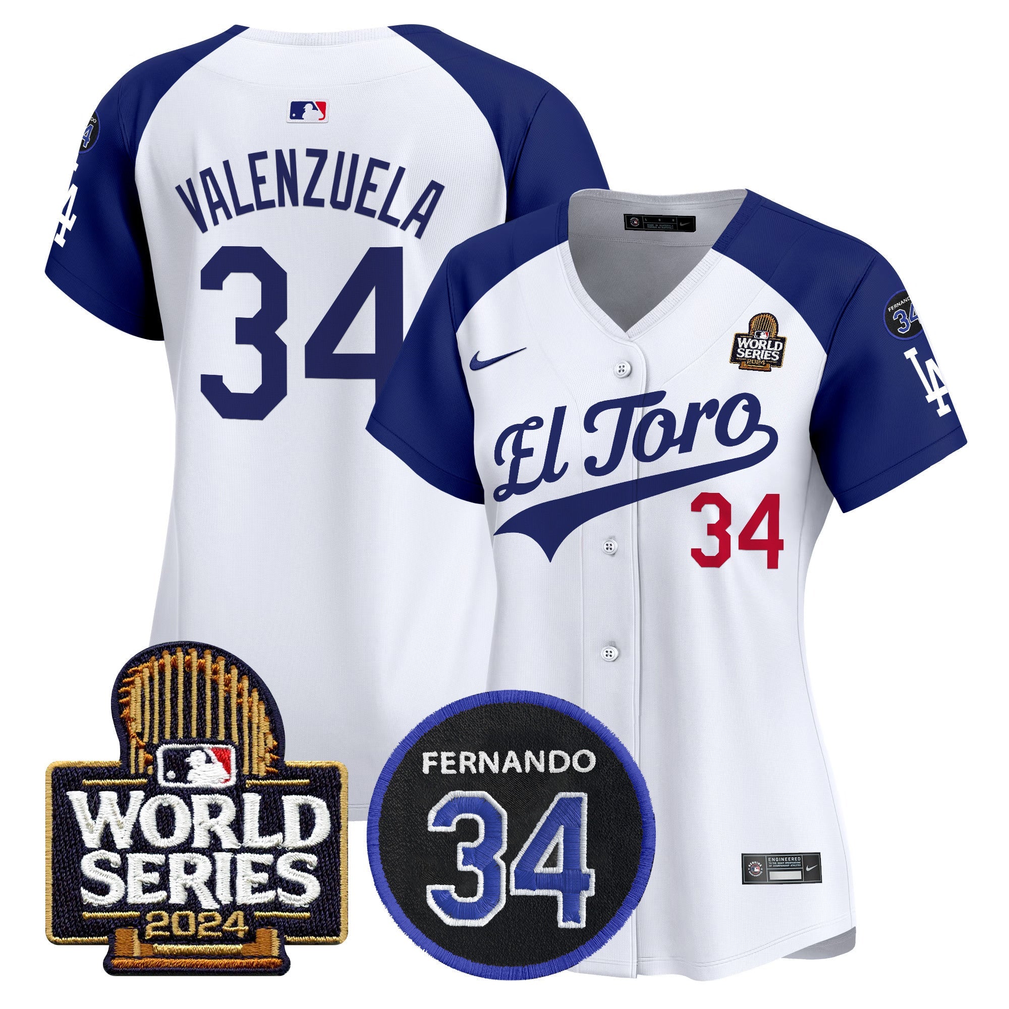 Women’s El Toro 2024 World Series Patch Vapor Premier Limited Jersey