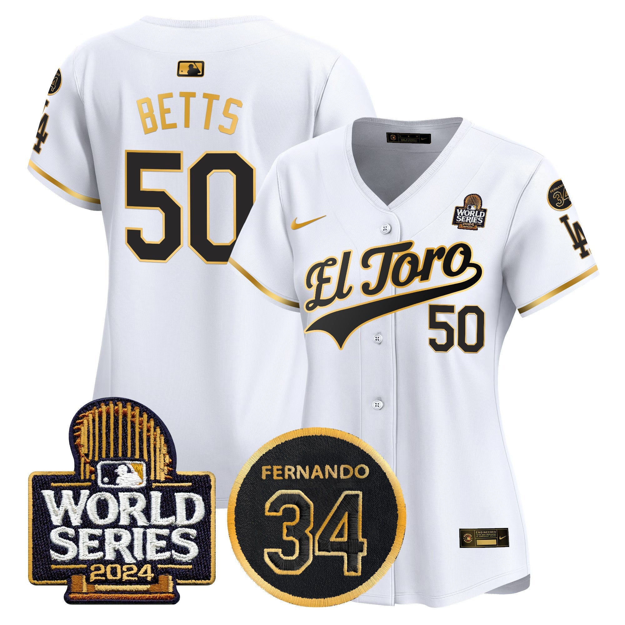 Women’s El Toro 2024 World Series Patch Vapor Premier Limited Jersey