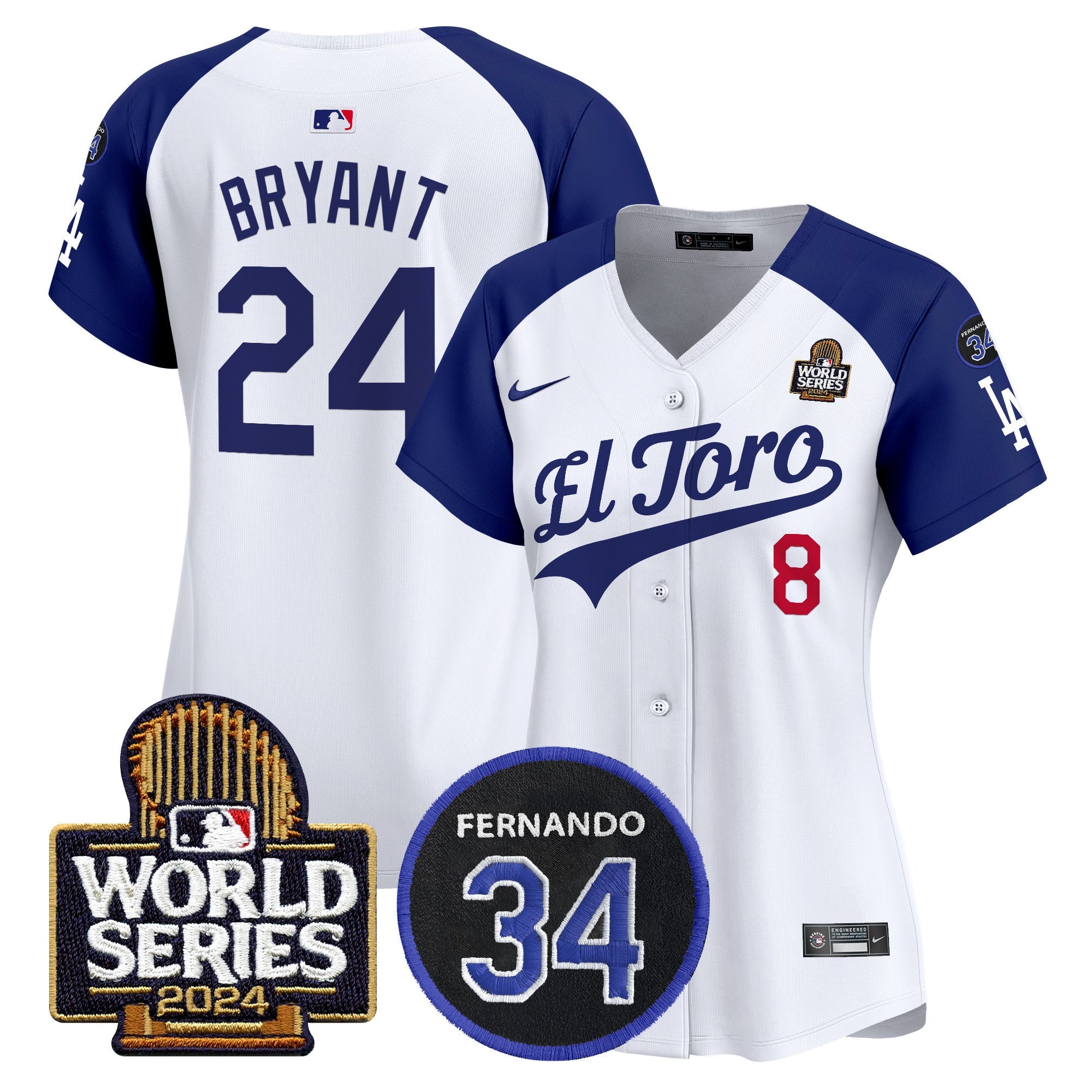 Women’s El Toro 2024 World Series Patch Vapor Premier Limited Jersey