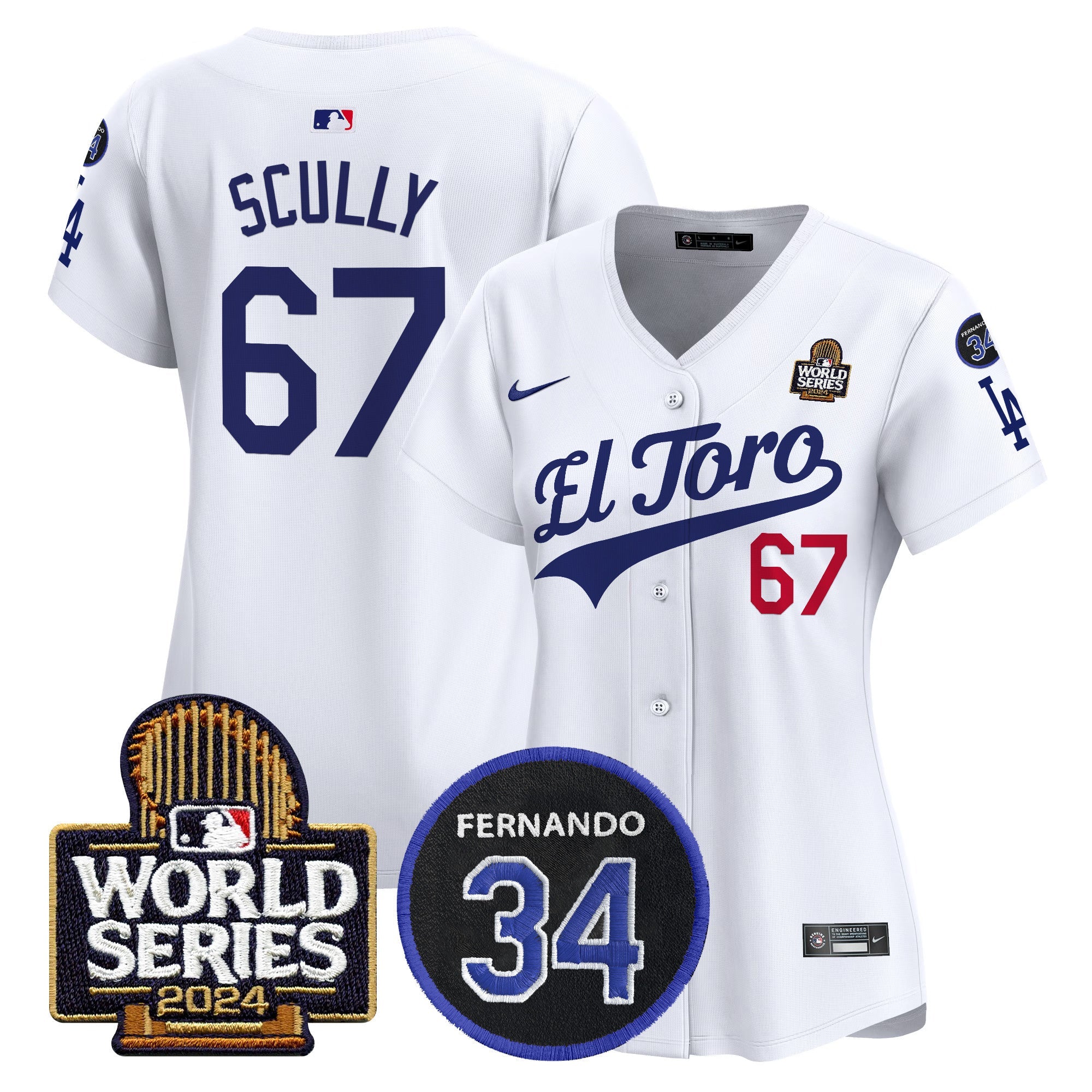 Women’s El Toro 2024 World Series Patch Vapor Premier Limited Jersey