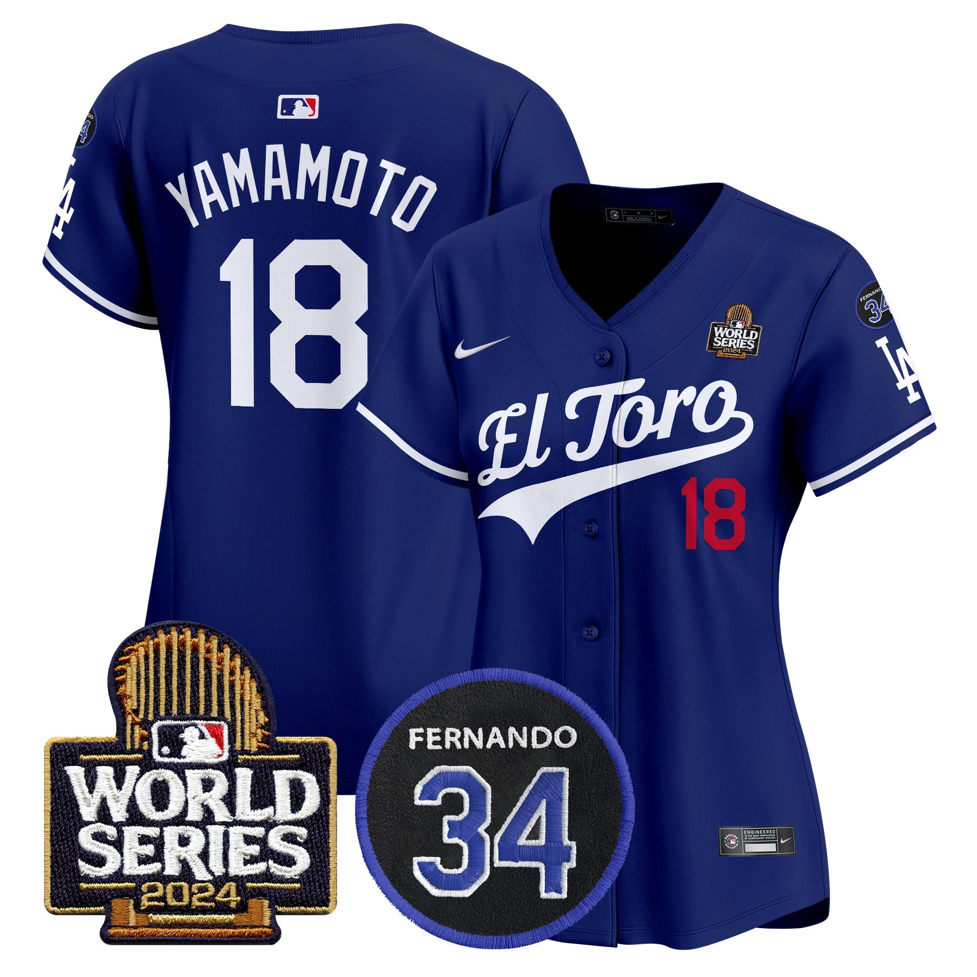 Women’s El Toro 2024 World Series Patch Vapor Premier Limited Jersey