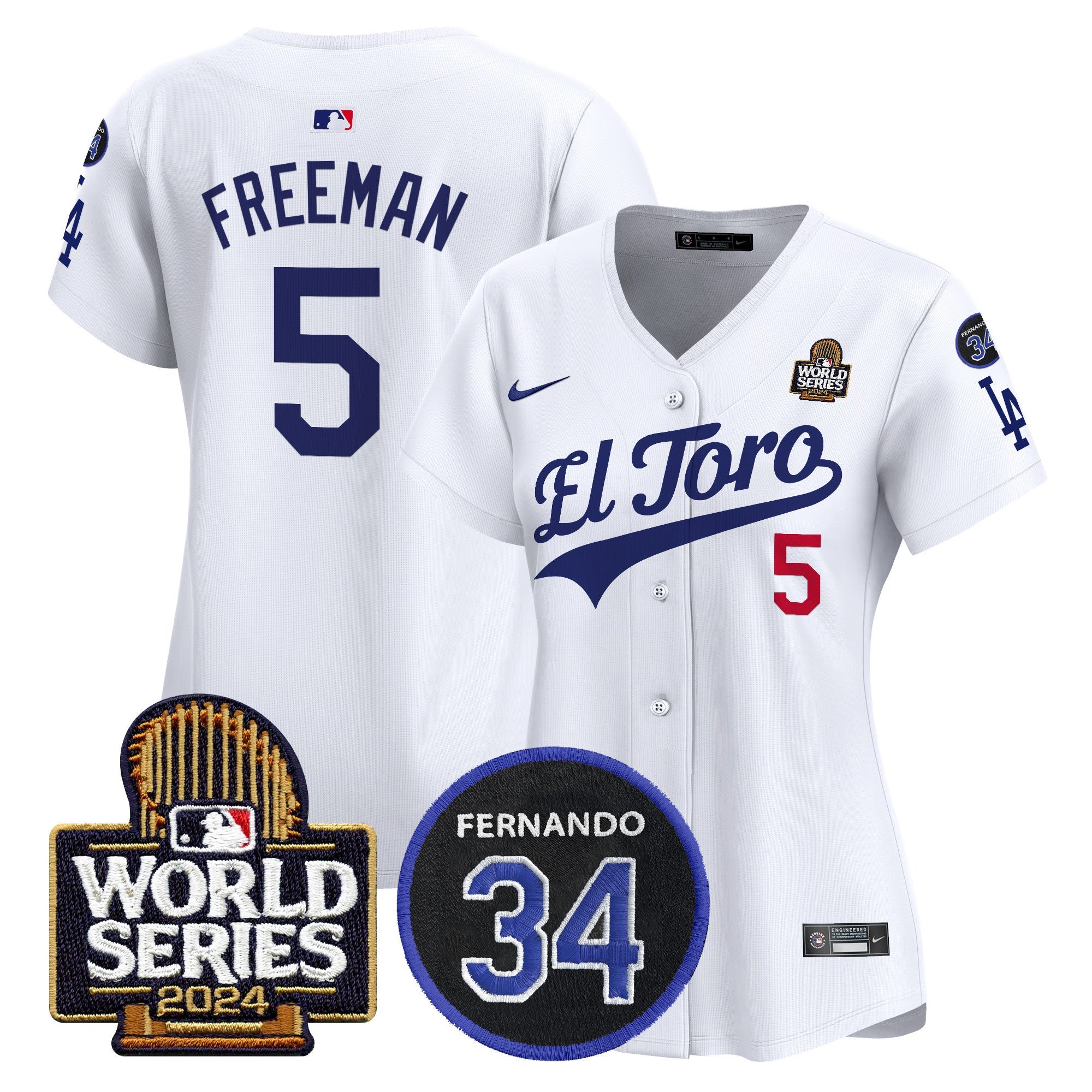 Women’s El Toro 2024 World Series Patch Vapor Premier Limited Jersey
