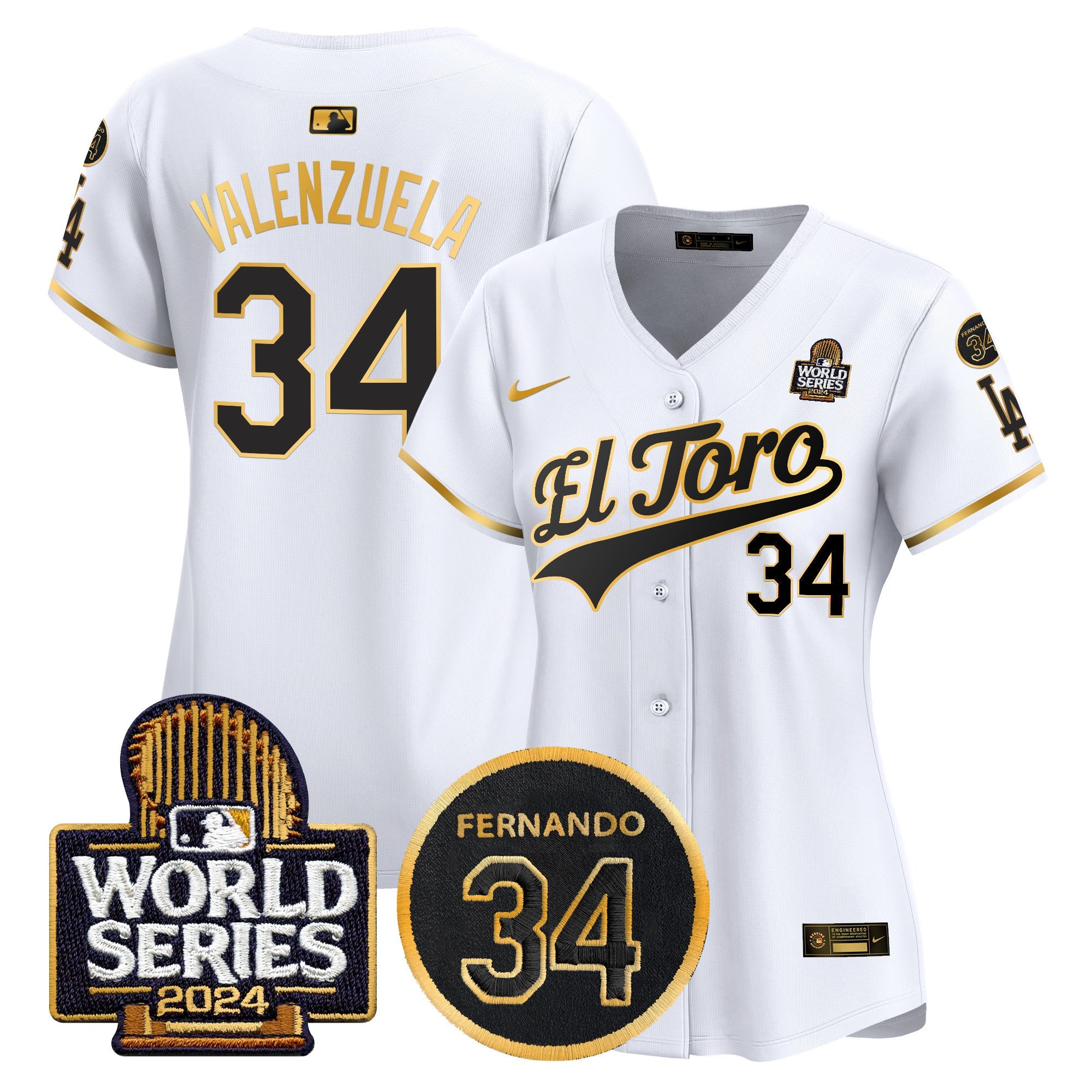 Women’s El Toro 2024 World Series Patch Vapor Premier Limited Jersey