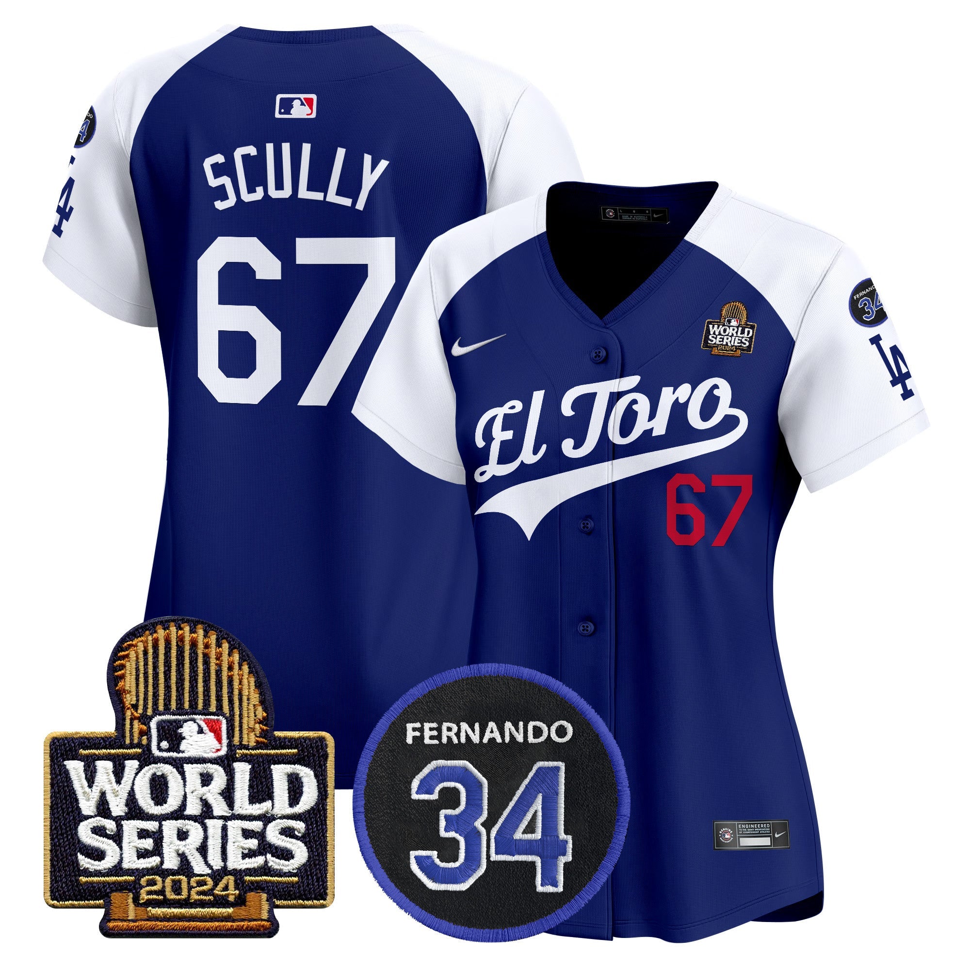 Women’s El Toro 2024 World Series Patch Vapor Premier Limited Jersey