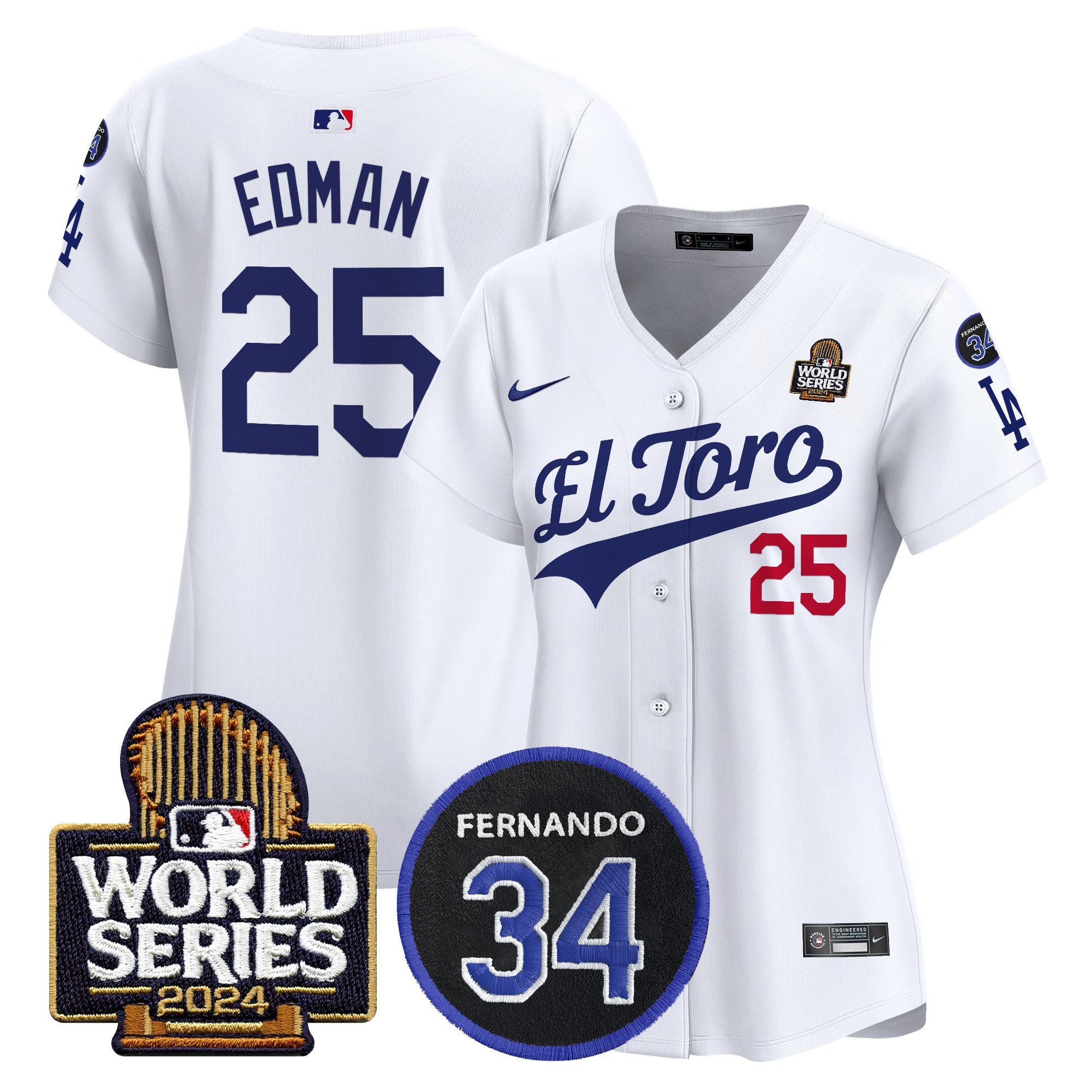 Women’s El Toro 2024 World Series Patch Vapor Premier Limited Jersey