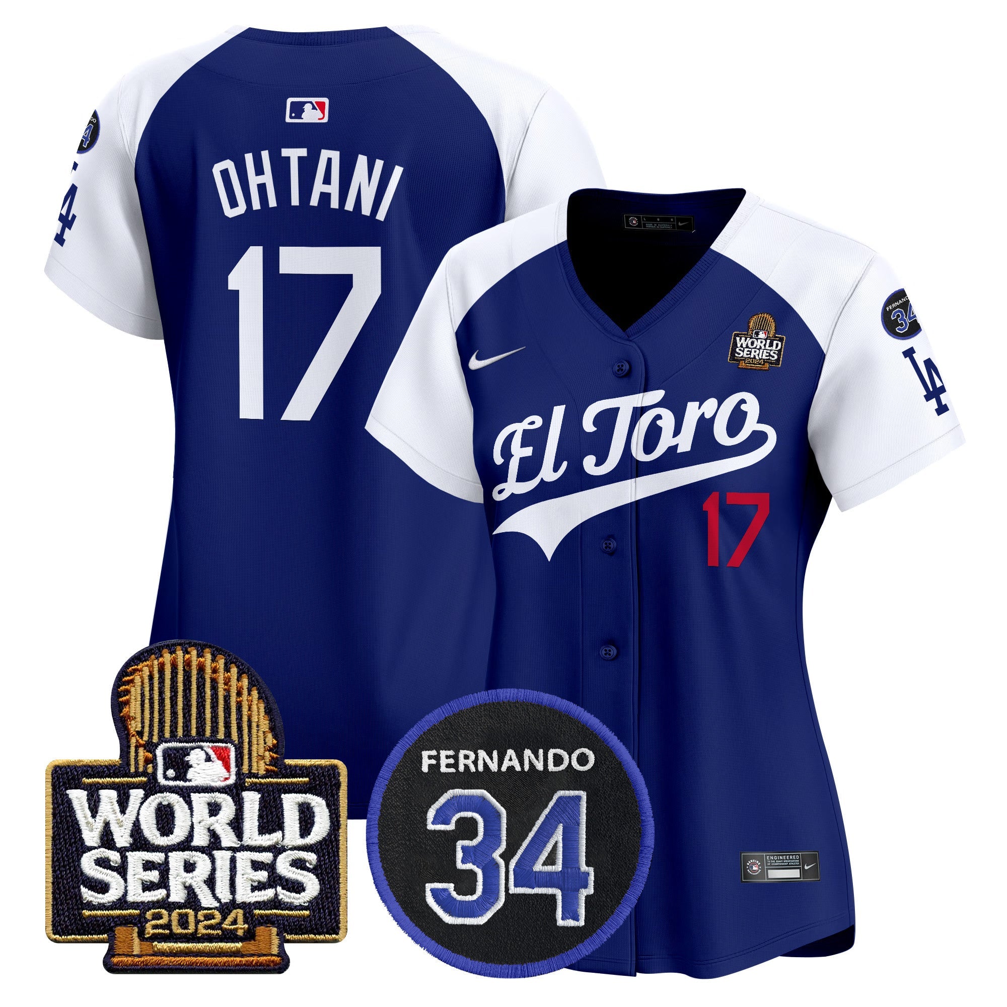 Women’s El Toro 2024 World Series Patch Vapor Premier Limited Jersey