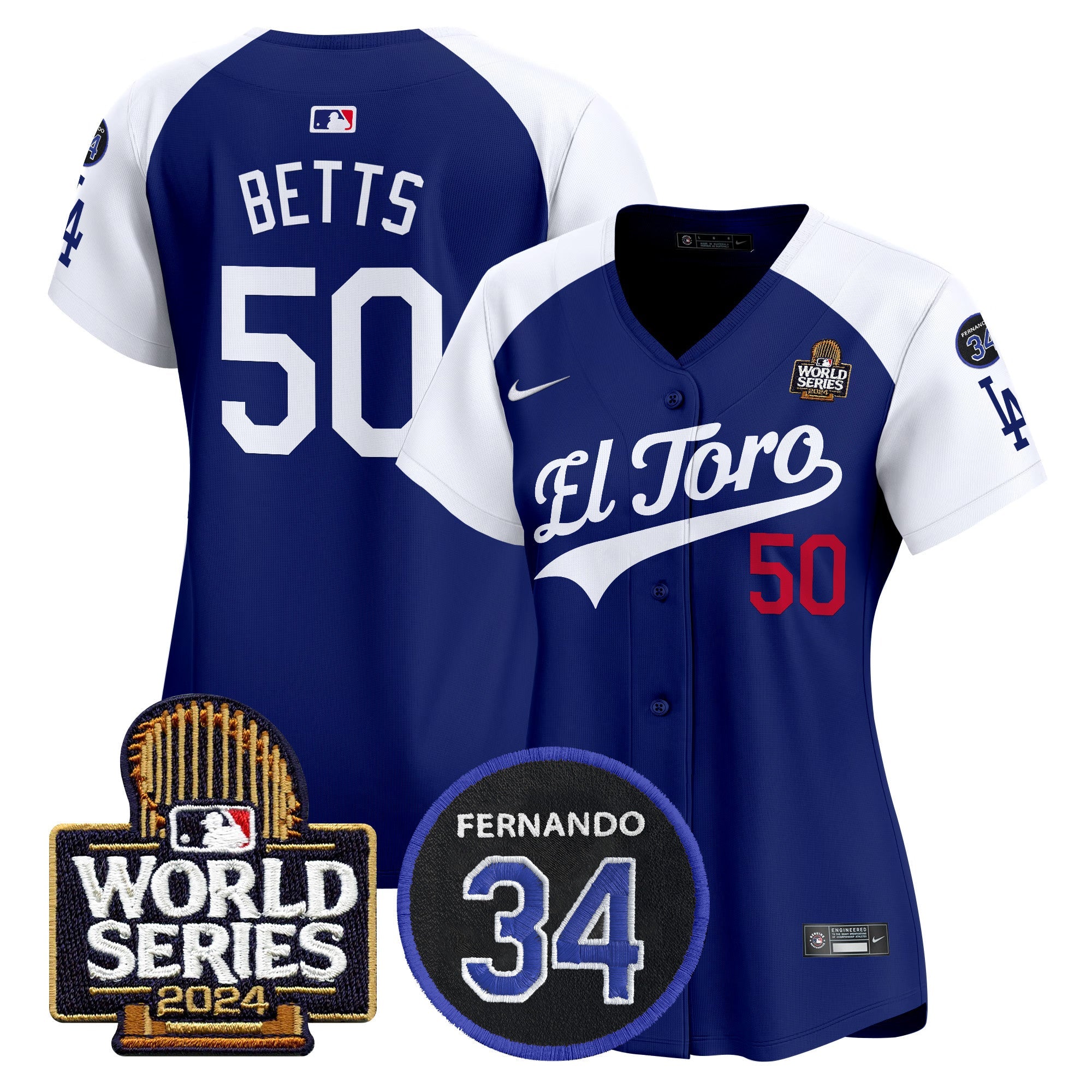 Women’s El Toro 2024 World Series Patch Vapor Premier Limited Jersey