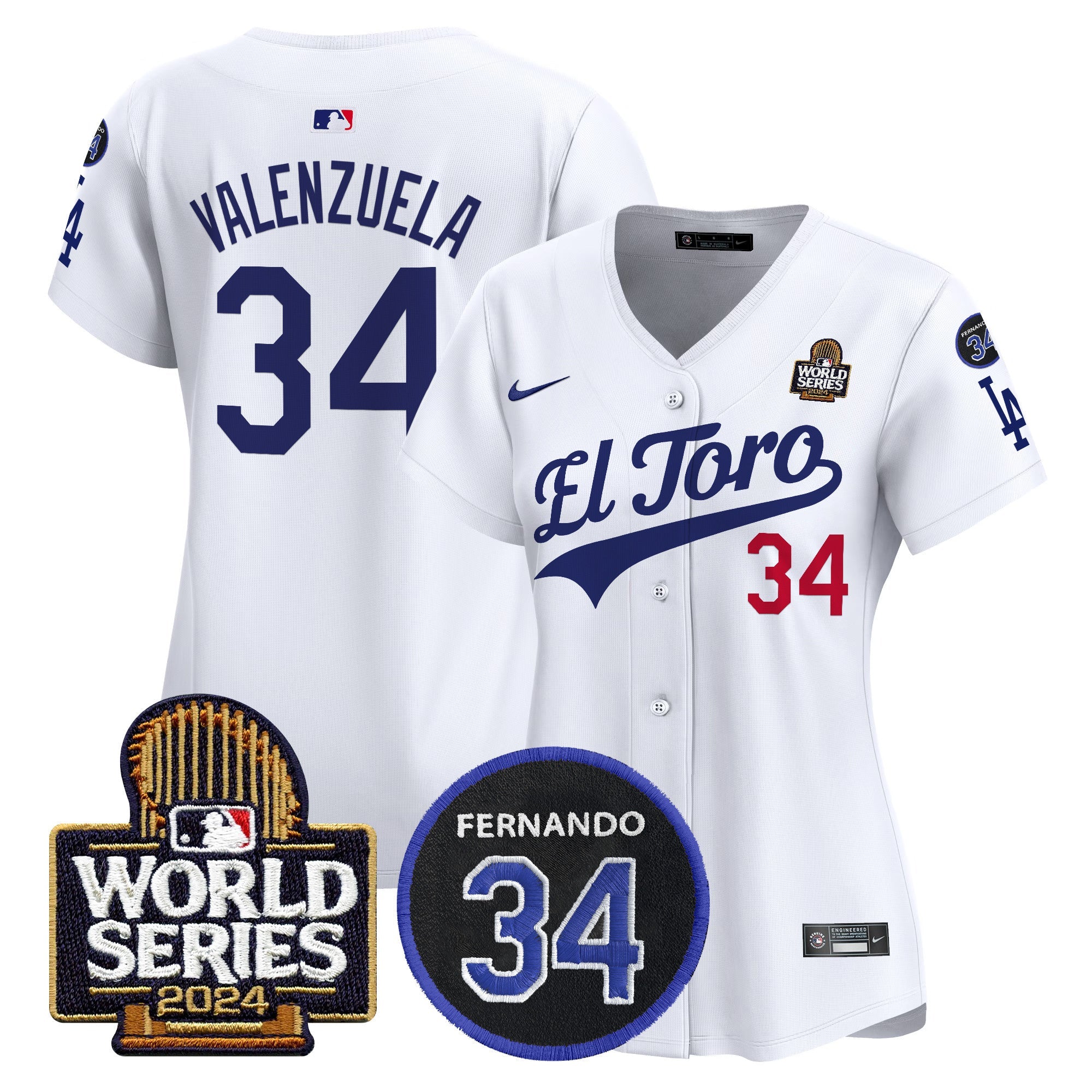 Women’s El Toro 2024 World Series Patch Vapor Premier Limited Jersey