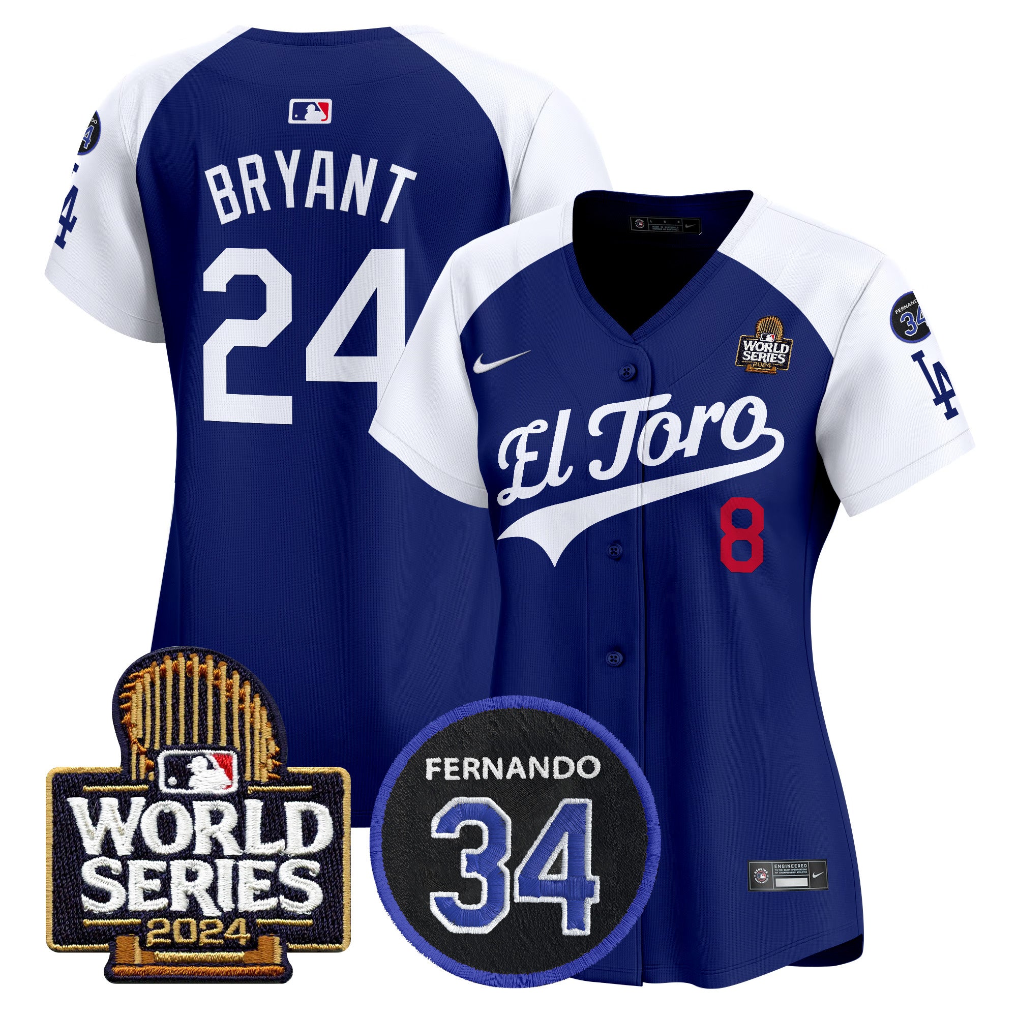 Women’s El Toro 2024 World Series Patch Vapor Premier Limited Jersey
