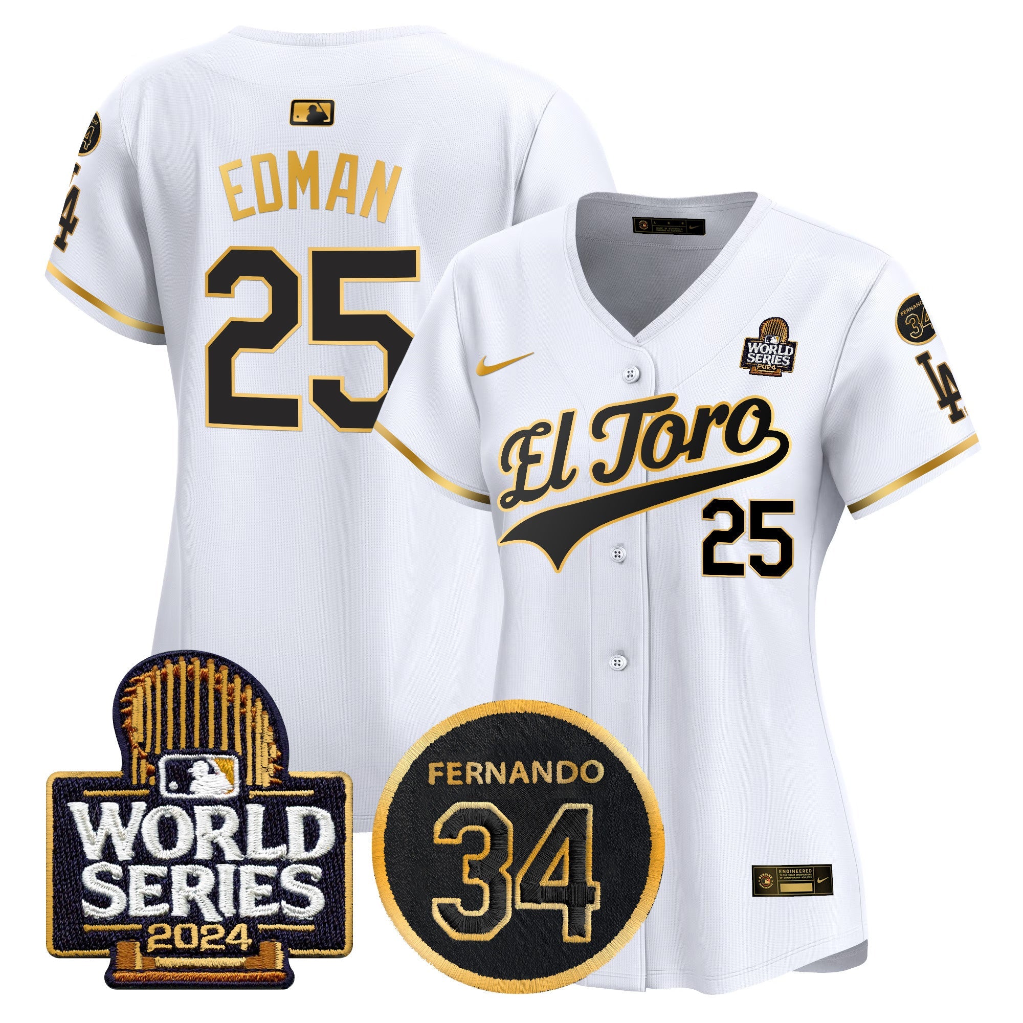 Women’s El Toro 2024 World Series Patch Vapor Premier Limited Jersey