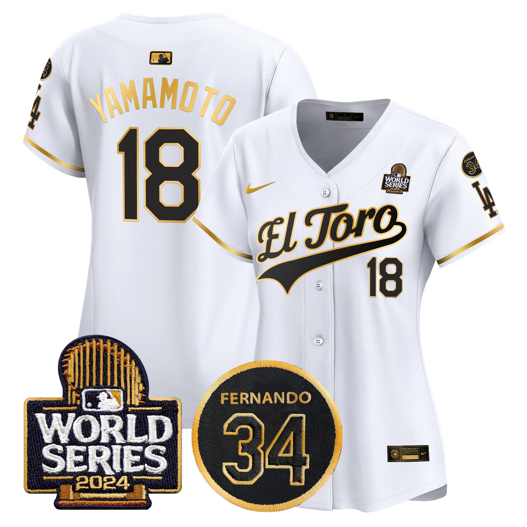 Women’s El Toro 2024 World Series Patch Vapor Premier Limited Jersey